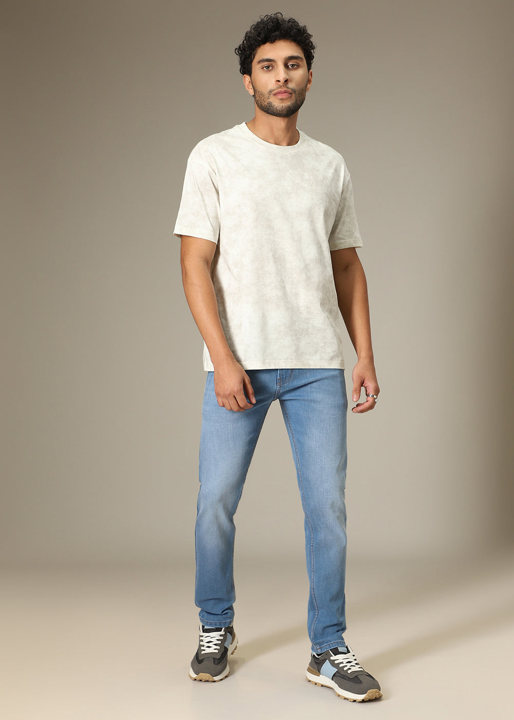 Opal Blue Slim fit Jeans