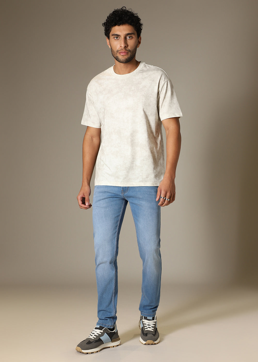 Opal Blue Slim fit Jeans