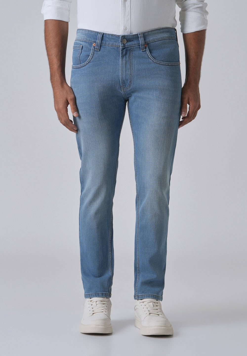 Opal Blue Slim fit Jeans