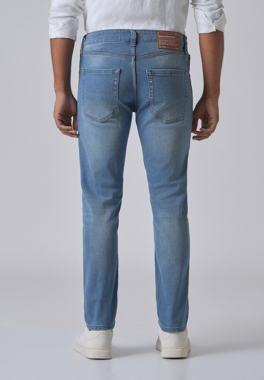 Opal Blue Slim fit Jeans