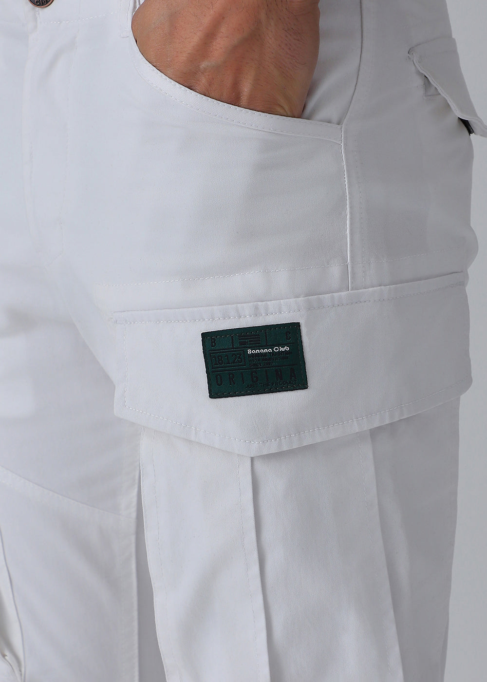 Opal White Cargo Pant