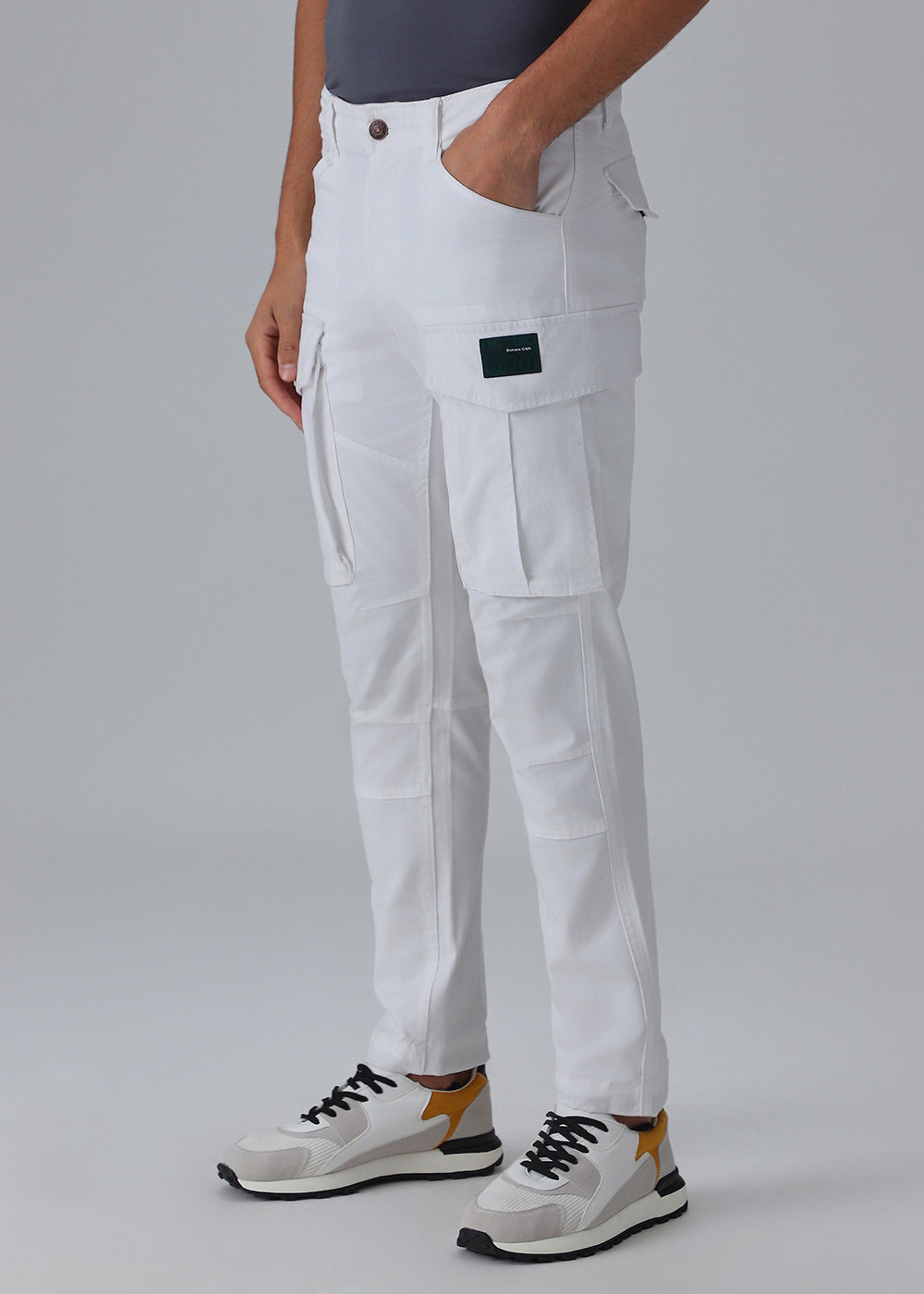 Opal White Cargo Pant