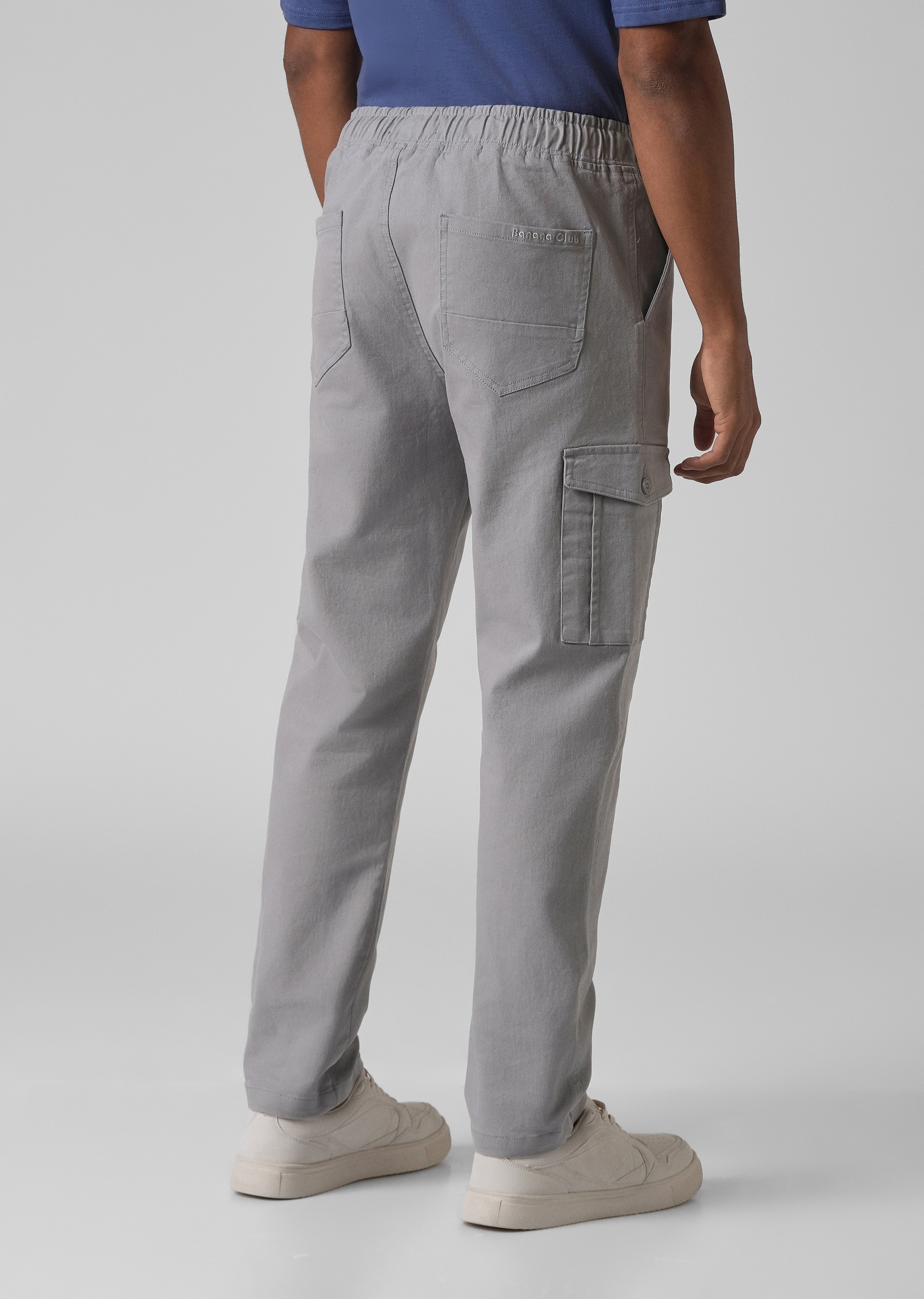 Oslo Grey Regular Fit Cargo Pant