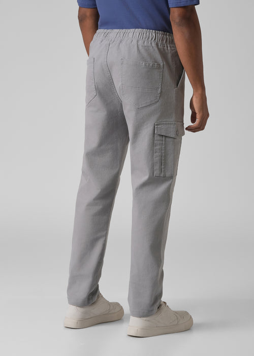 Oslo Grey Regular Fit Cargo Pant