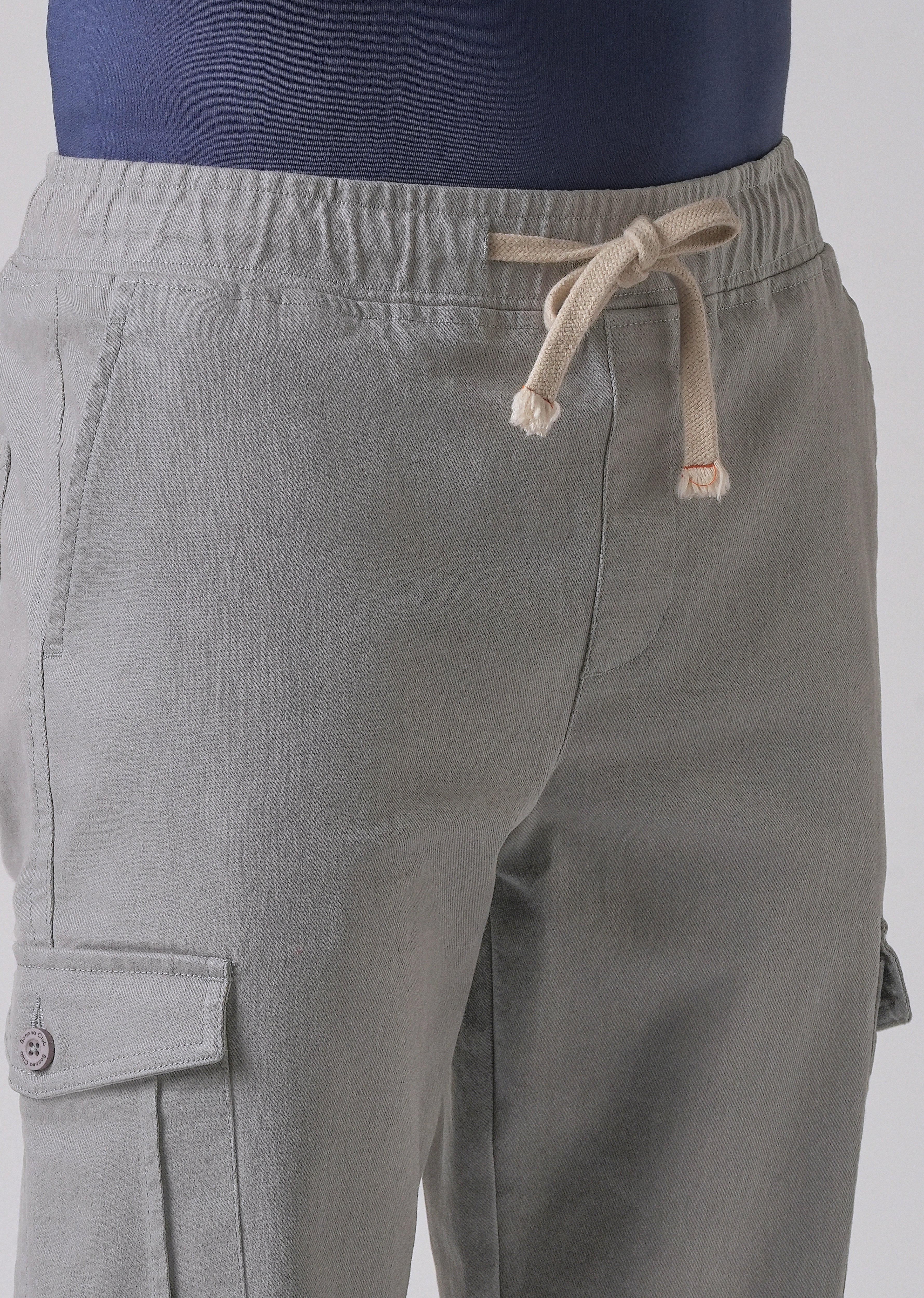 Oslo Grey Regular Fit Cargo Pant