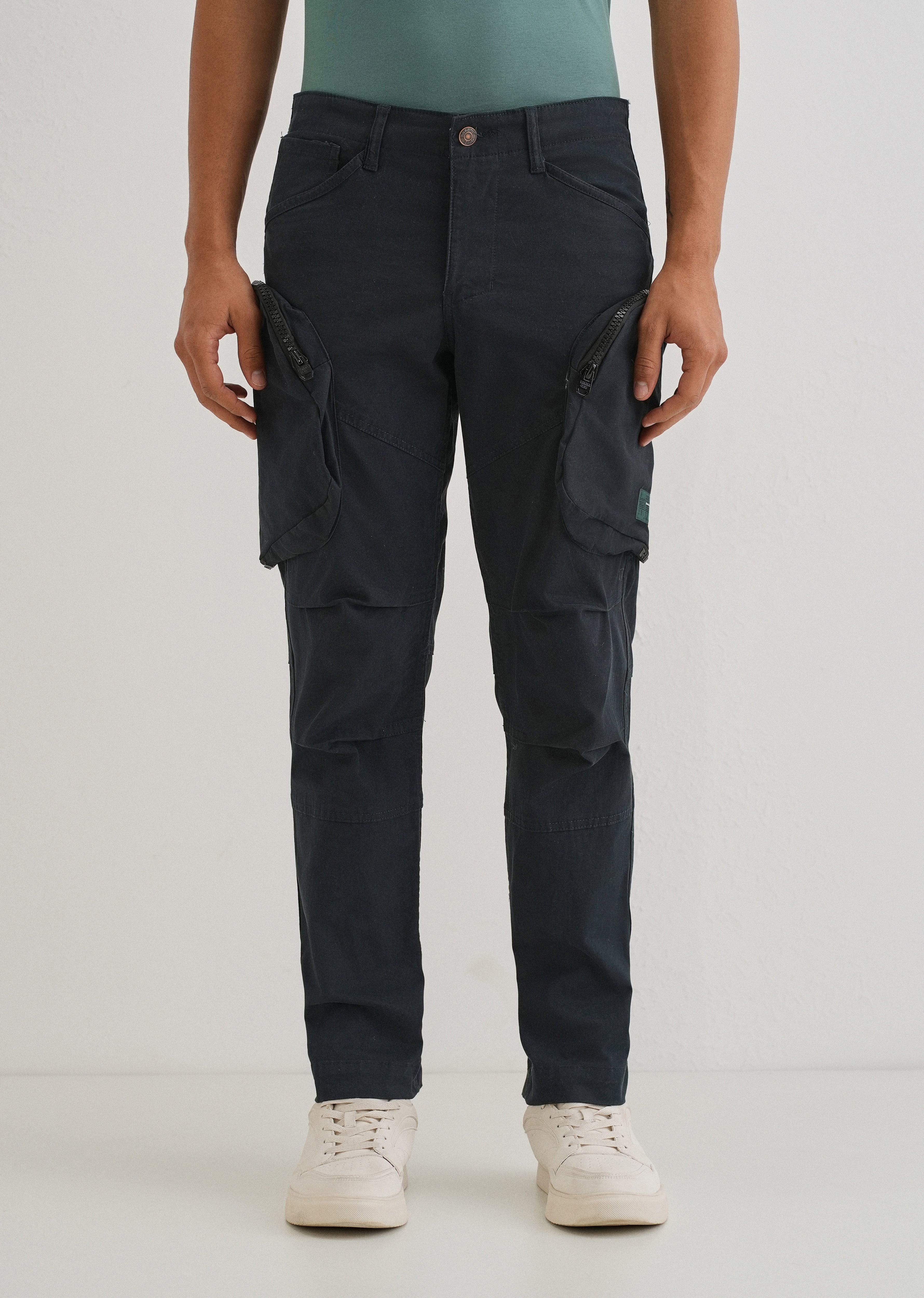 Pacific Blue Zipper Cargo Pant