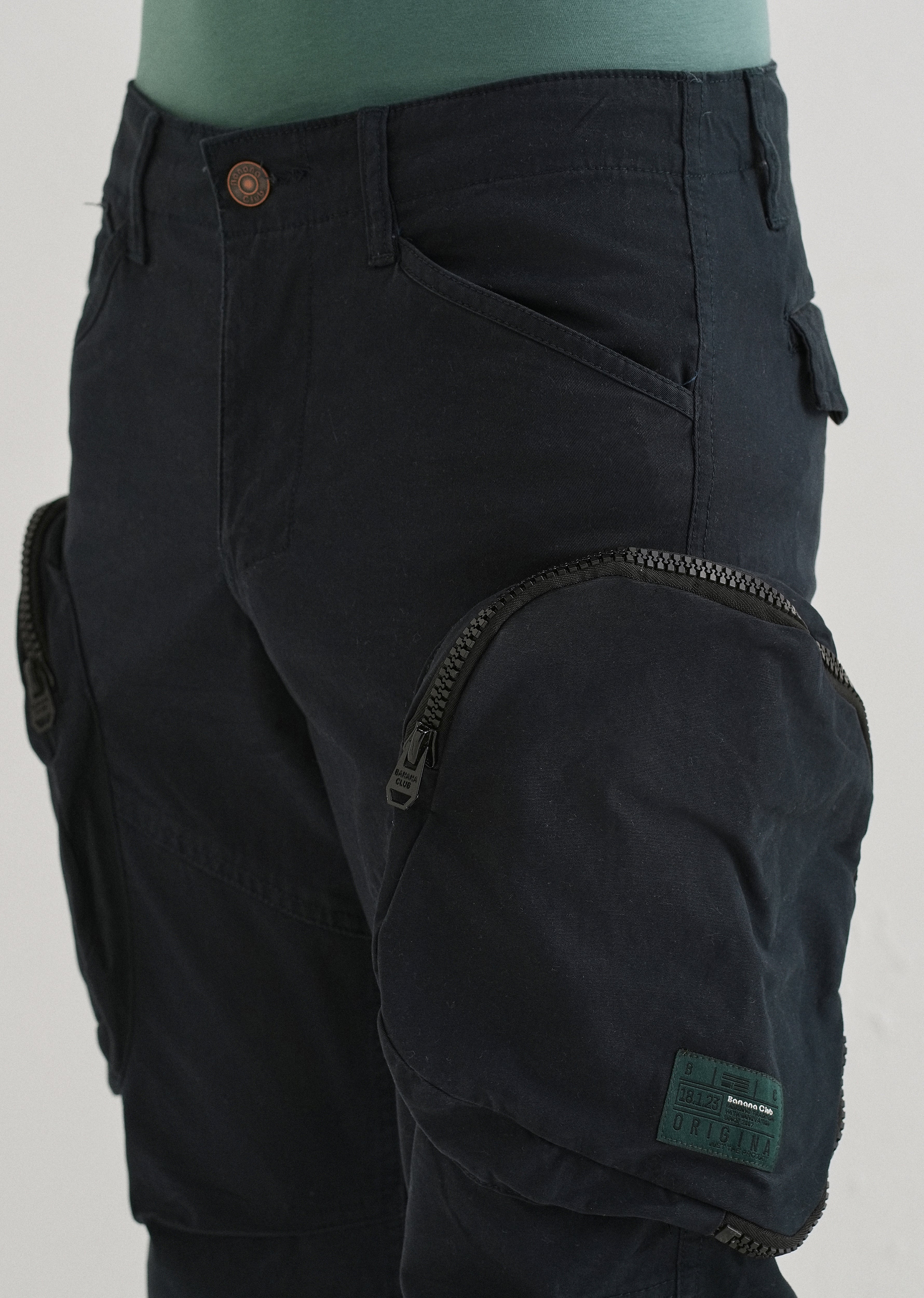 Pacific Blue Zipper Cargo Pant