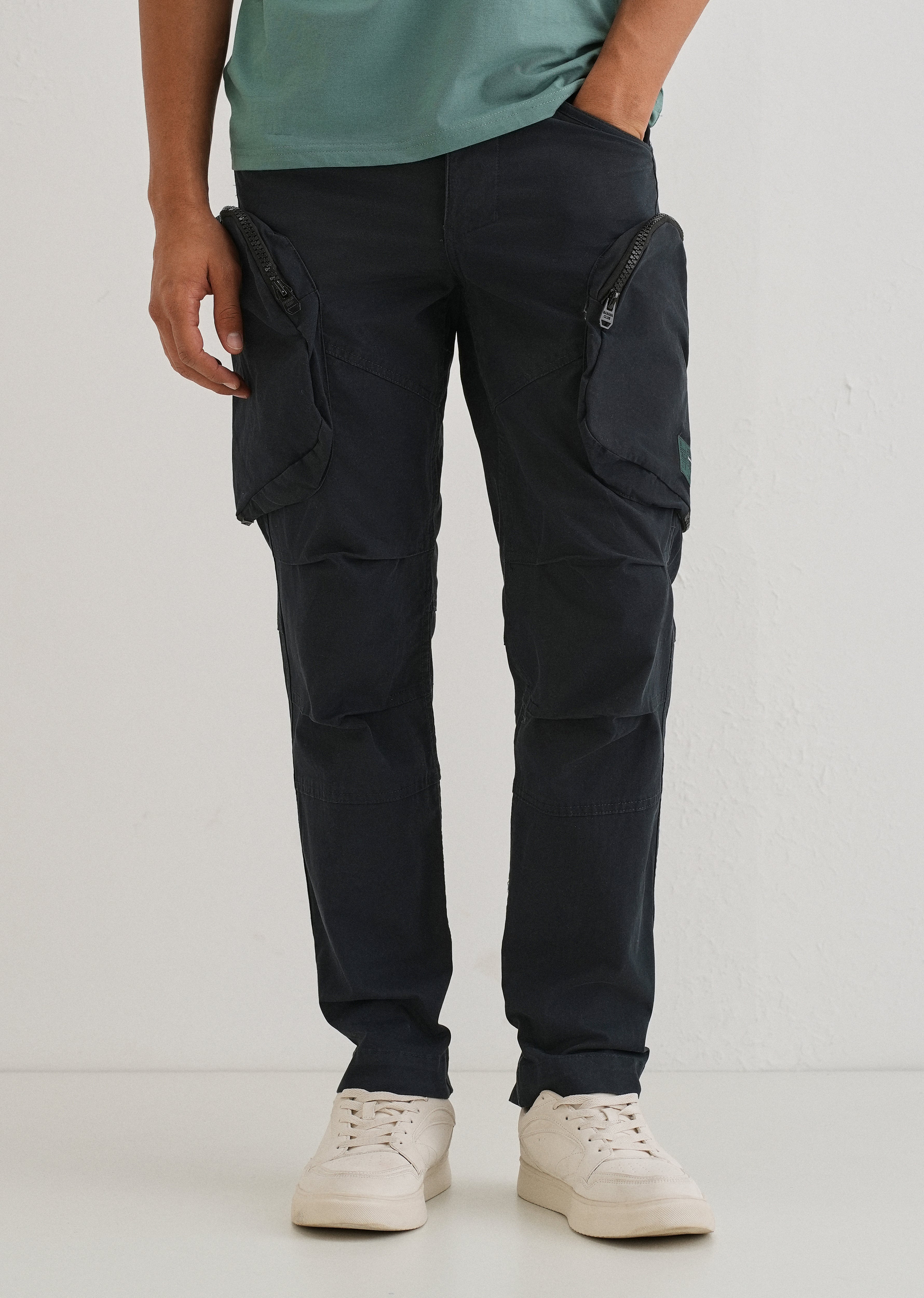 Pacific Blue Zipper Cargo Pant