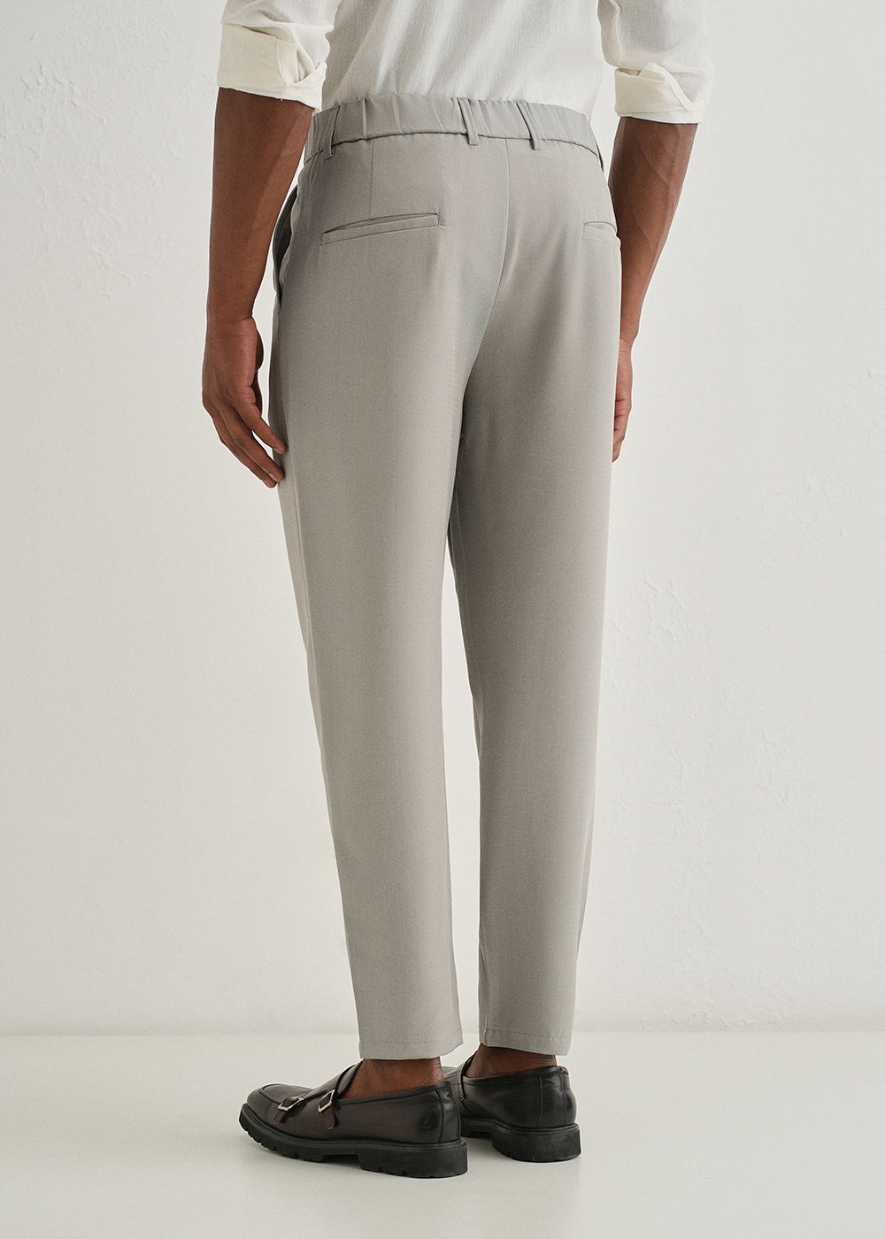 Pale Grey Korean Pant