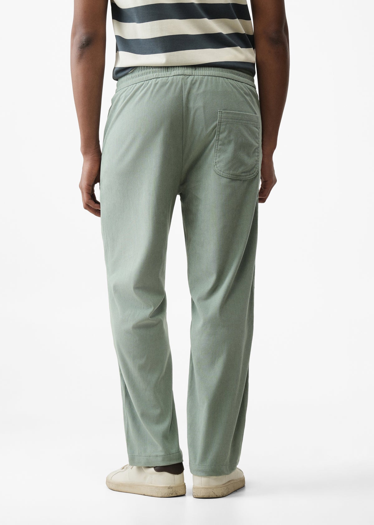 Pastel Green Thin Corduroy Pant
