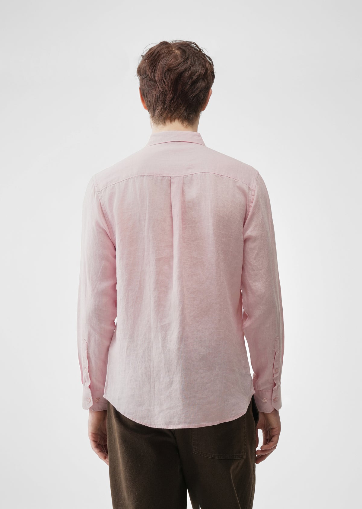 Pastel Pink 100% Pure Linen Shirt