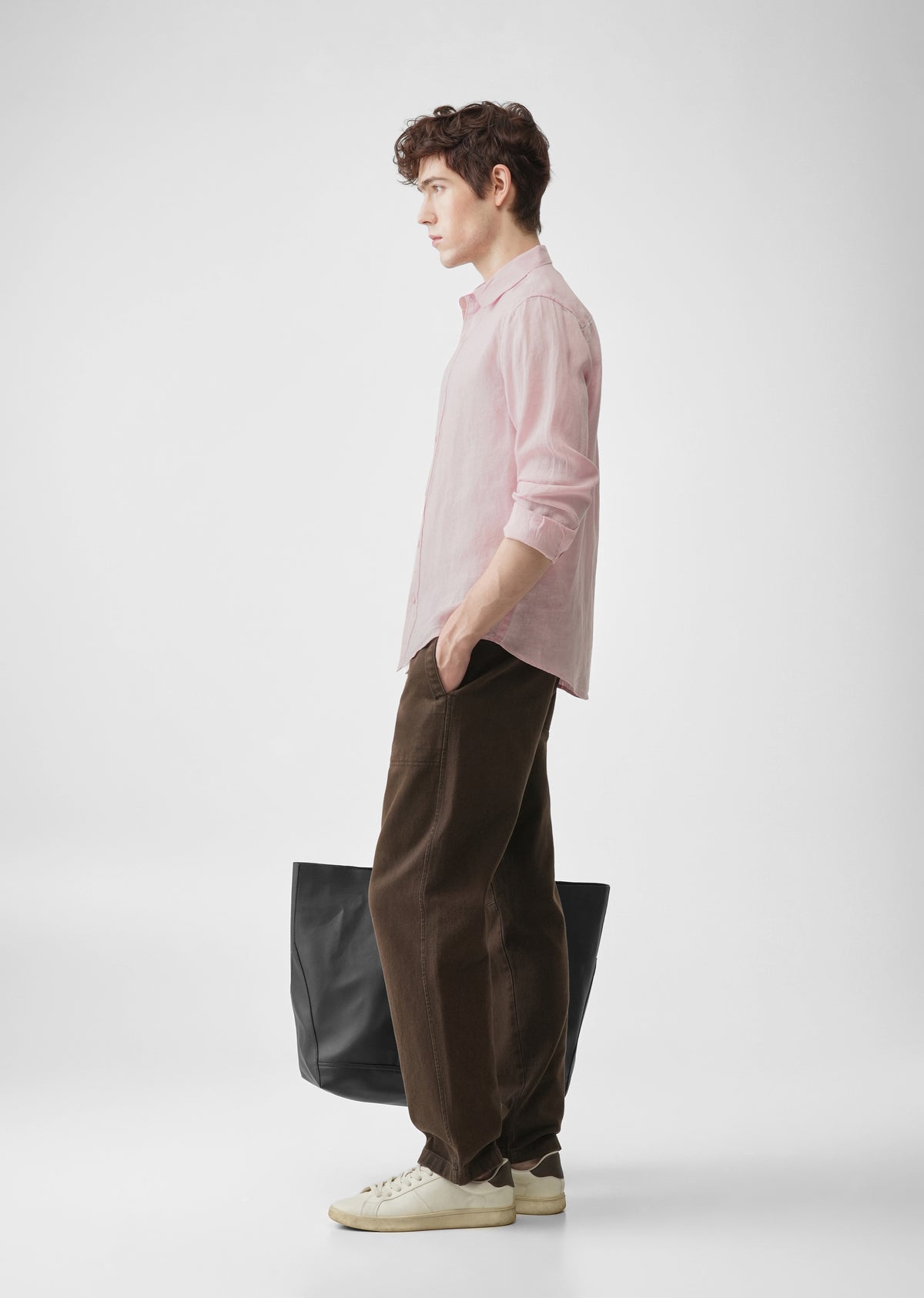Pastel Pink 100% Pure Linen Shirt