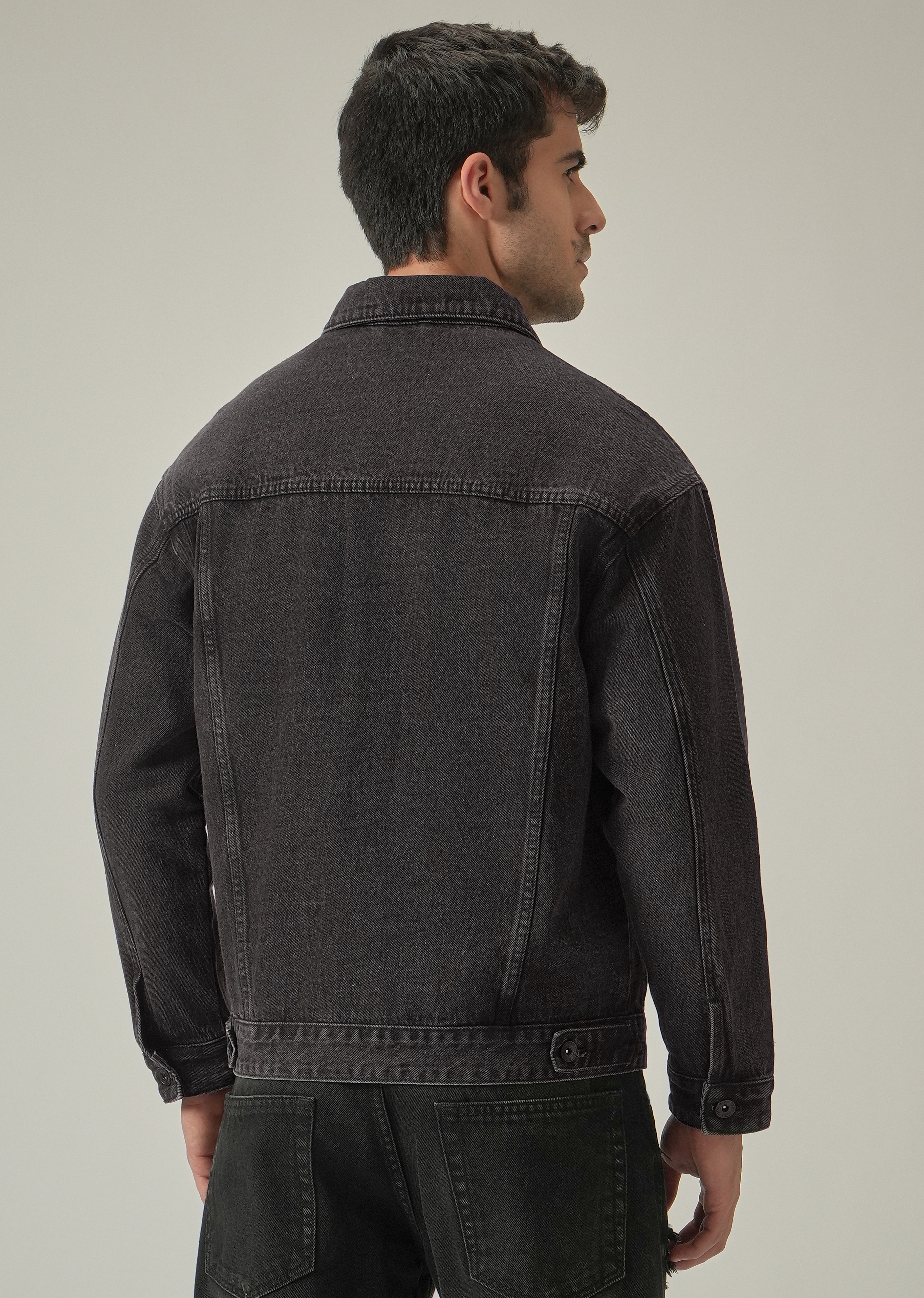 Patch Detail Denim Jacket