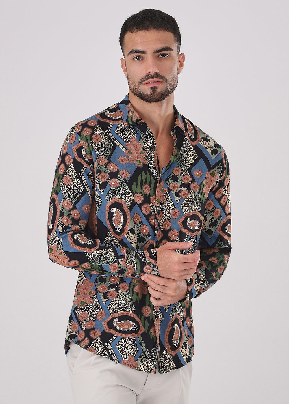 Peach Feather Shirt