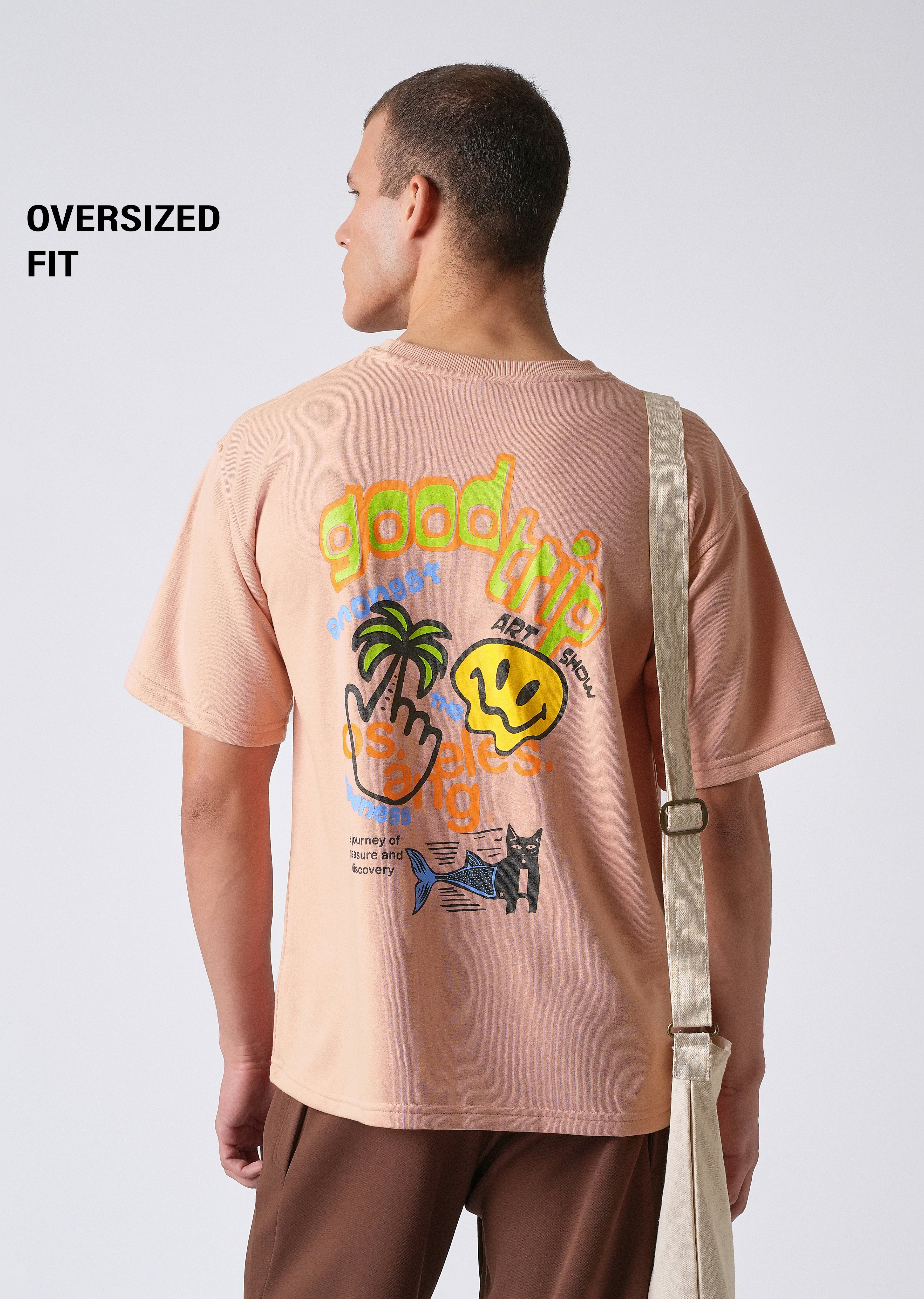 Peach Oversized T-shirt
