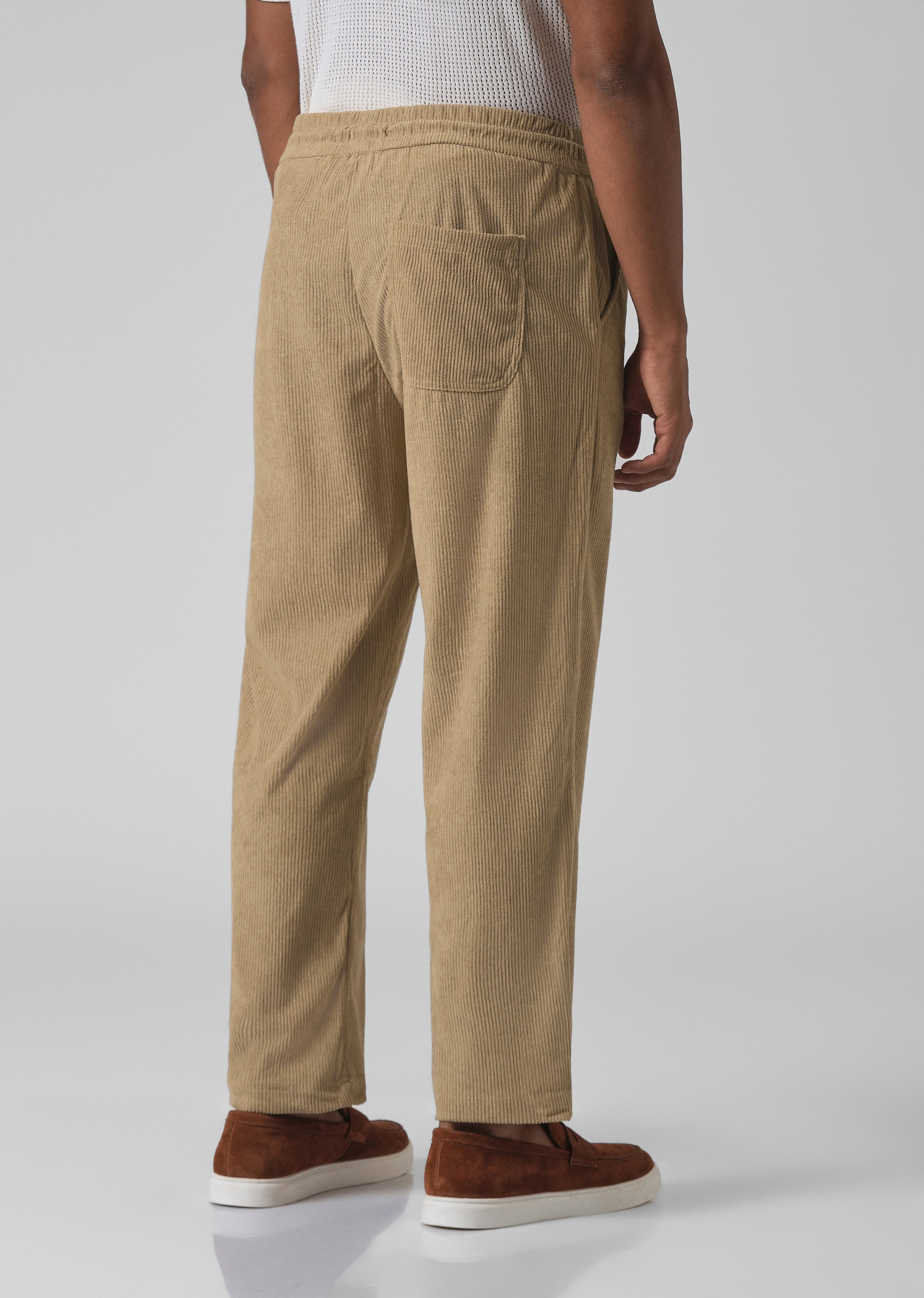Pecan Beige Corduroy Pants