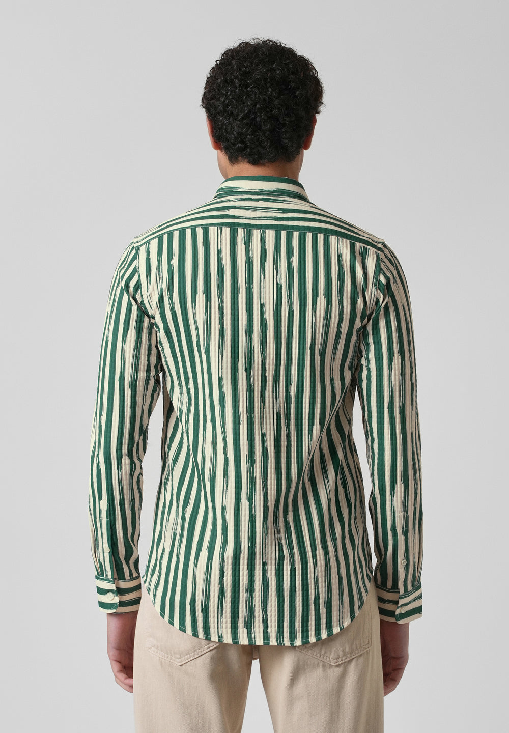 Pine Stroke Puff  Shirt