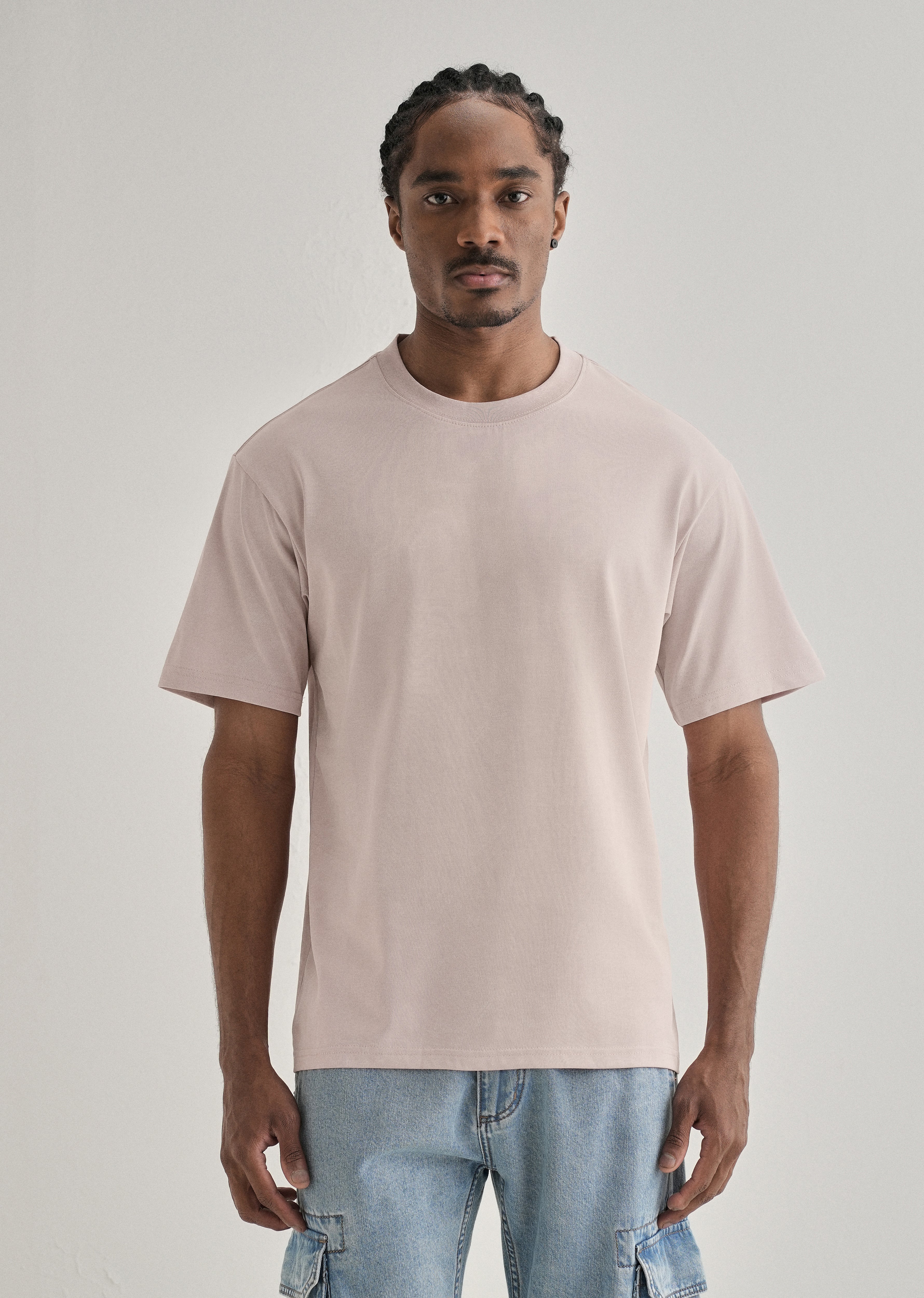 Pink Brushstroke Oversized T-shirt