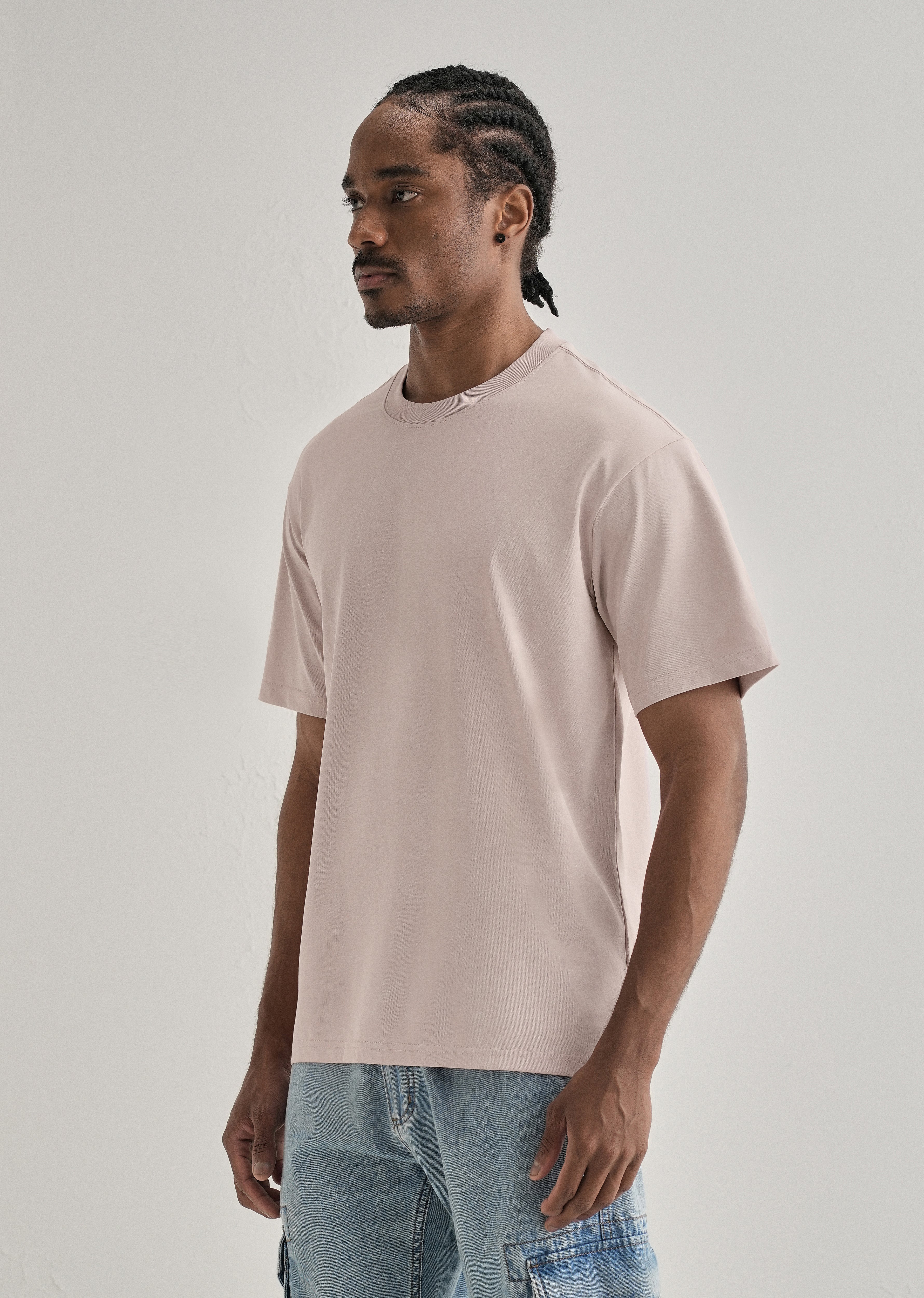 Pink Brushstroke Oversized T-shirt