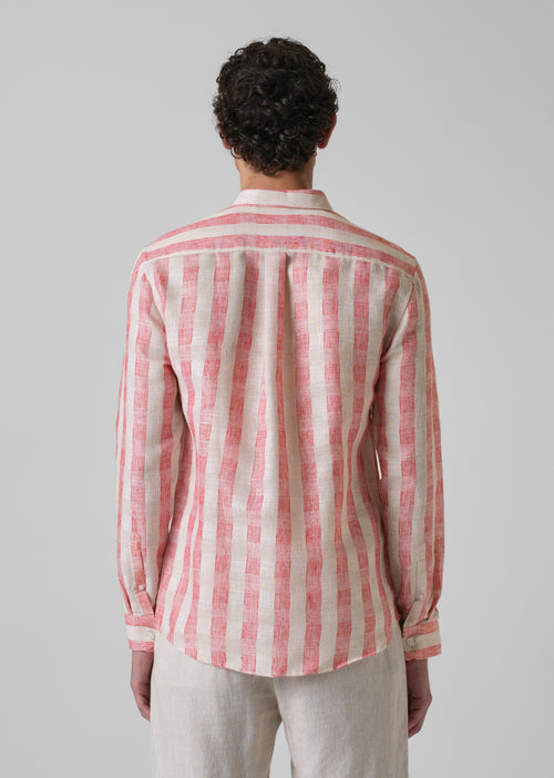 Pink Cosmos Blended Linen shirt