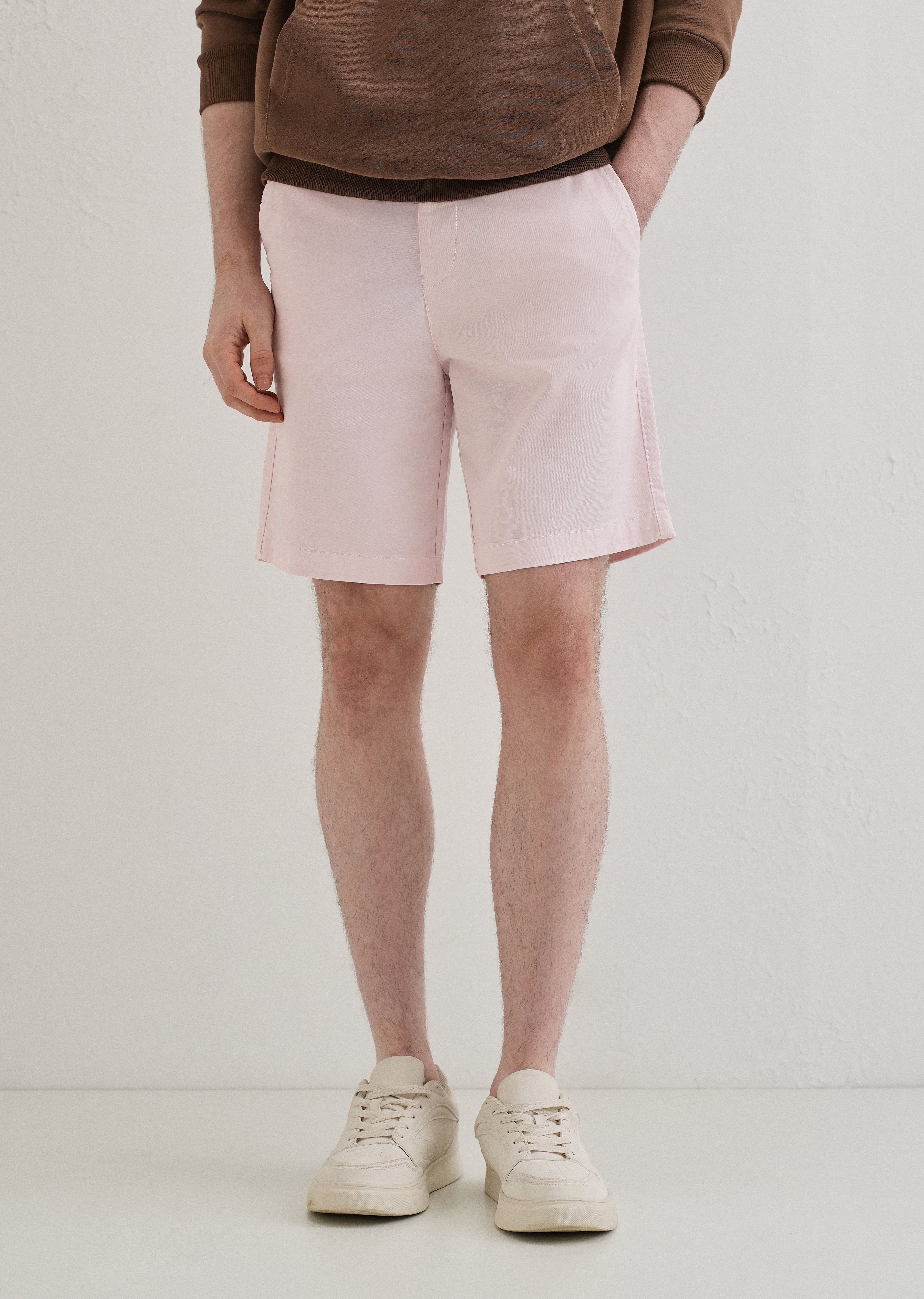 Pink Cotton Shorts