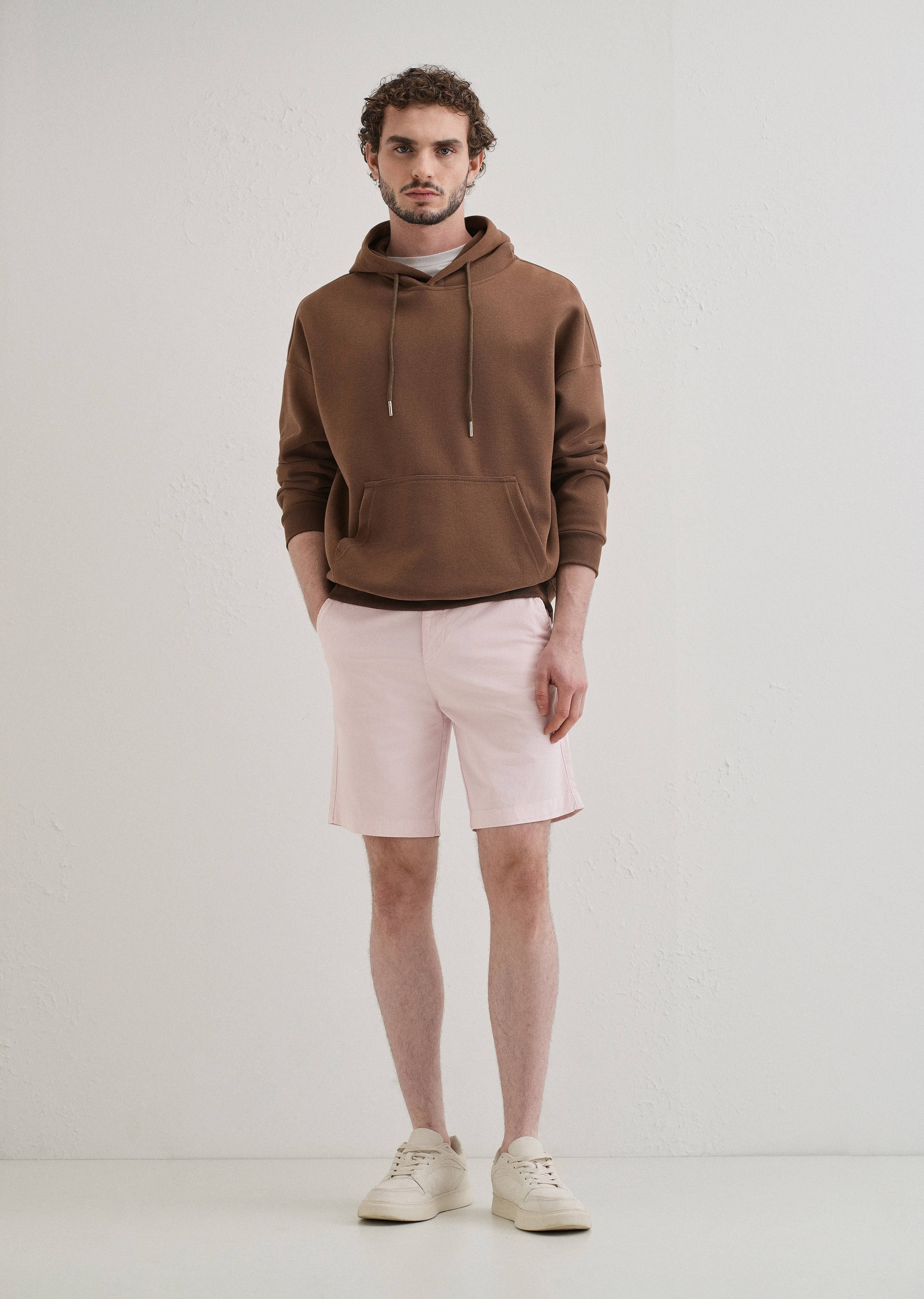 Pink Cotton Shorts