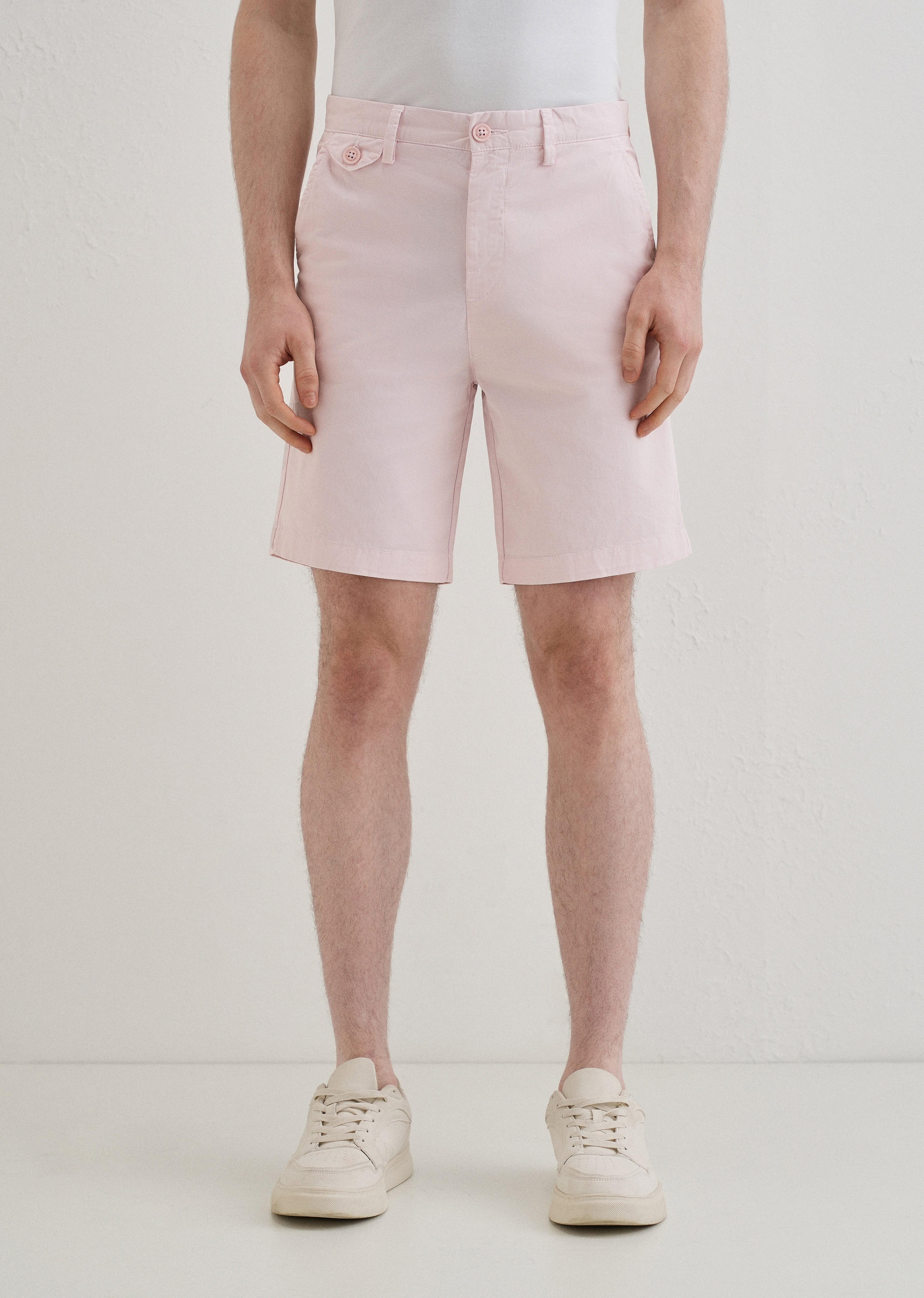 Pink Cotton Shorts