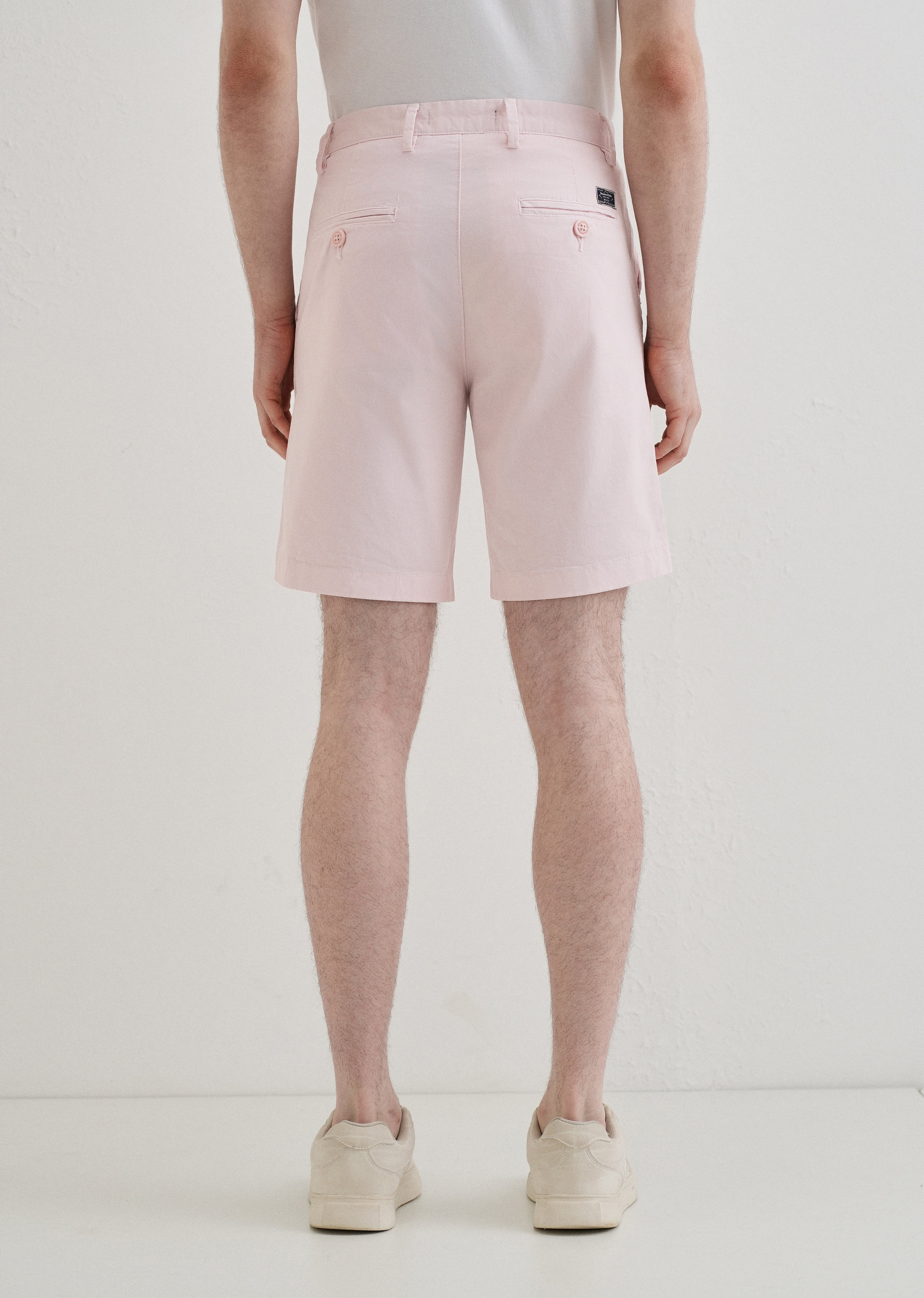 Pink Cotton Shorts