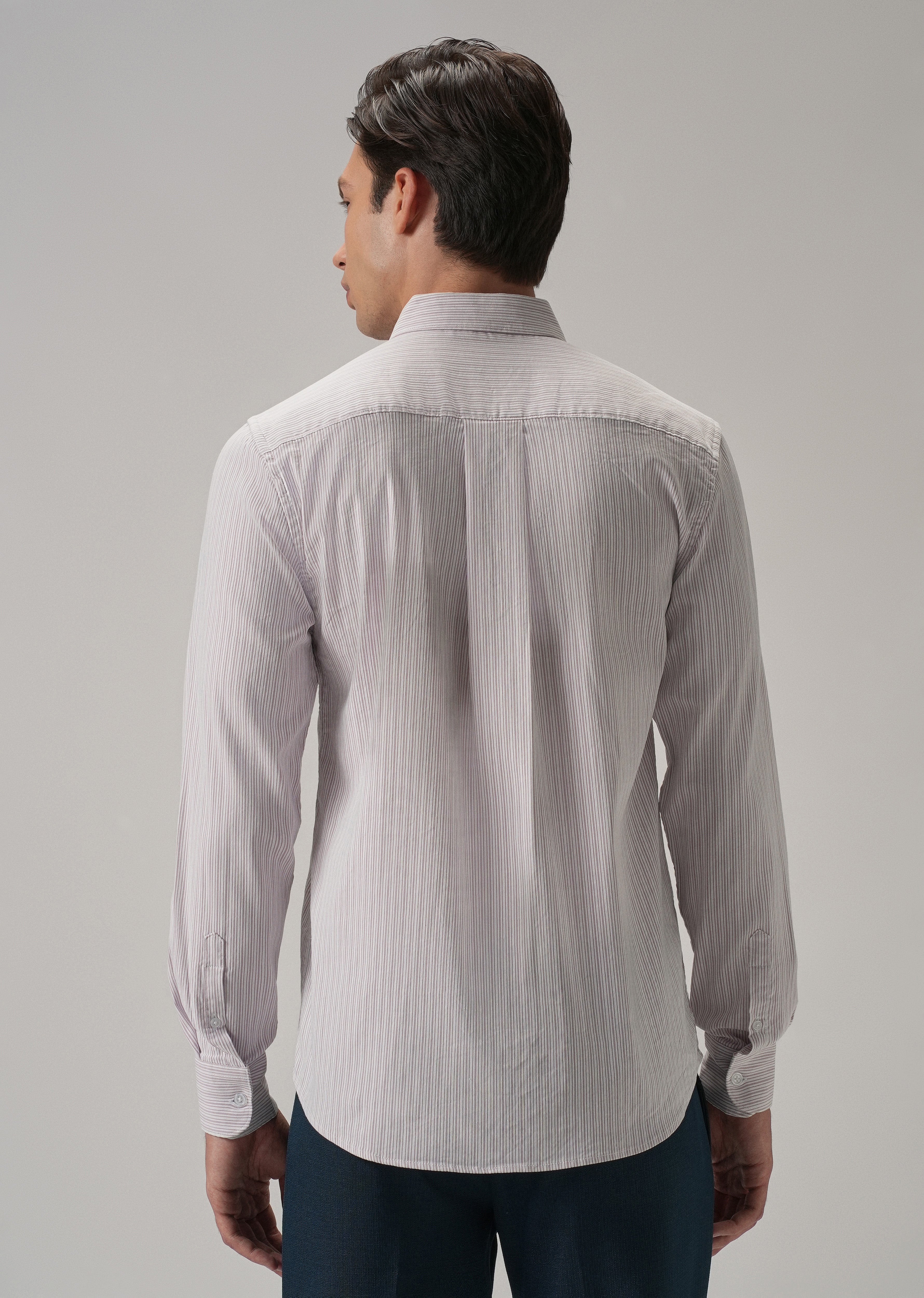 Pink Pinstripe Shirt