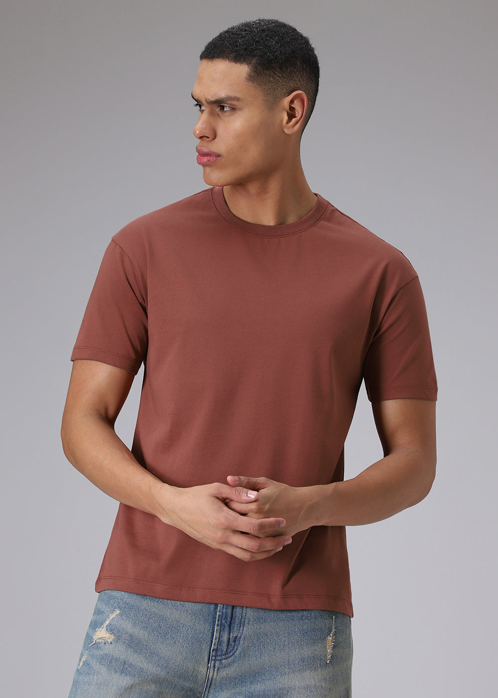 Plum Red Regular T-shirt