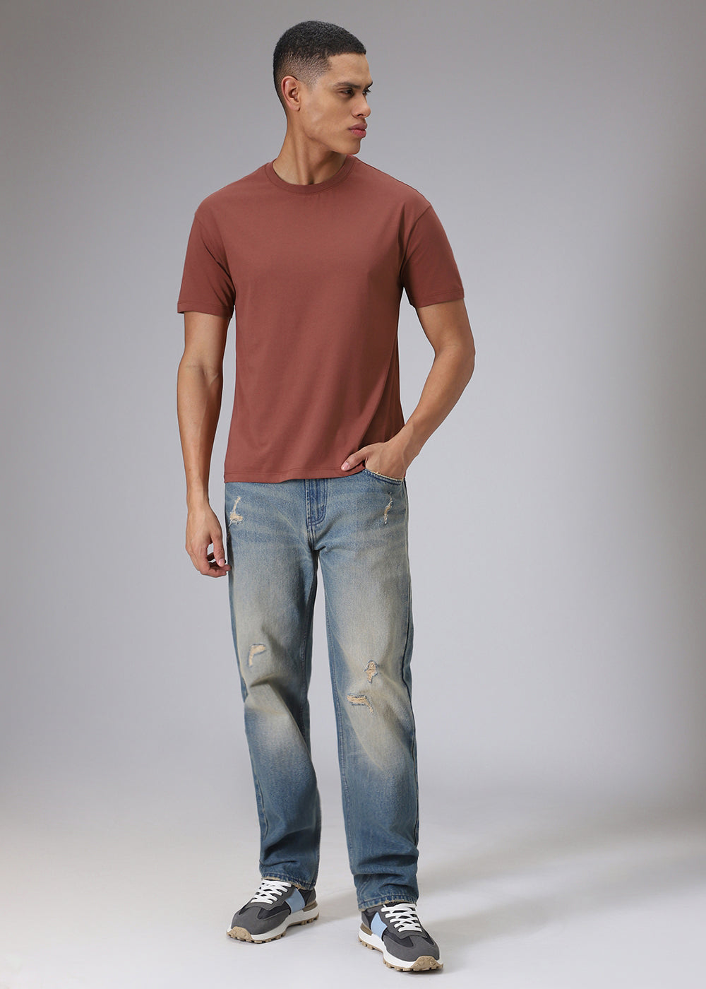 Plum Red Regular T-shirt