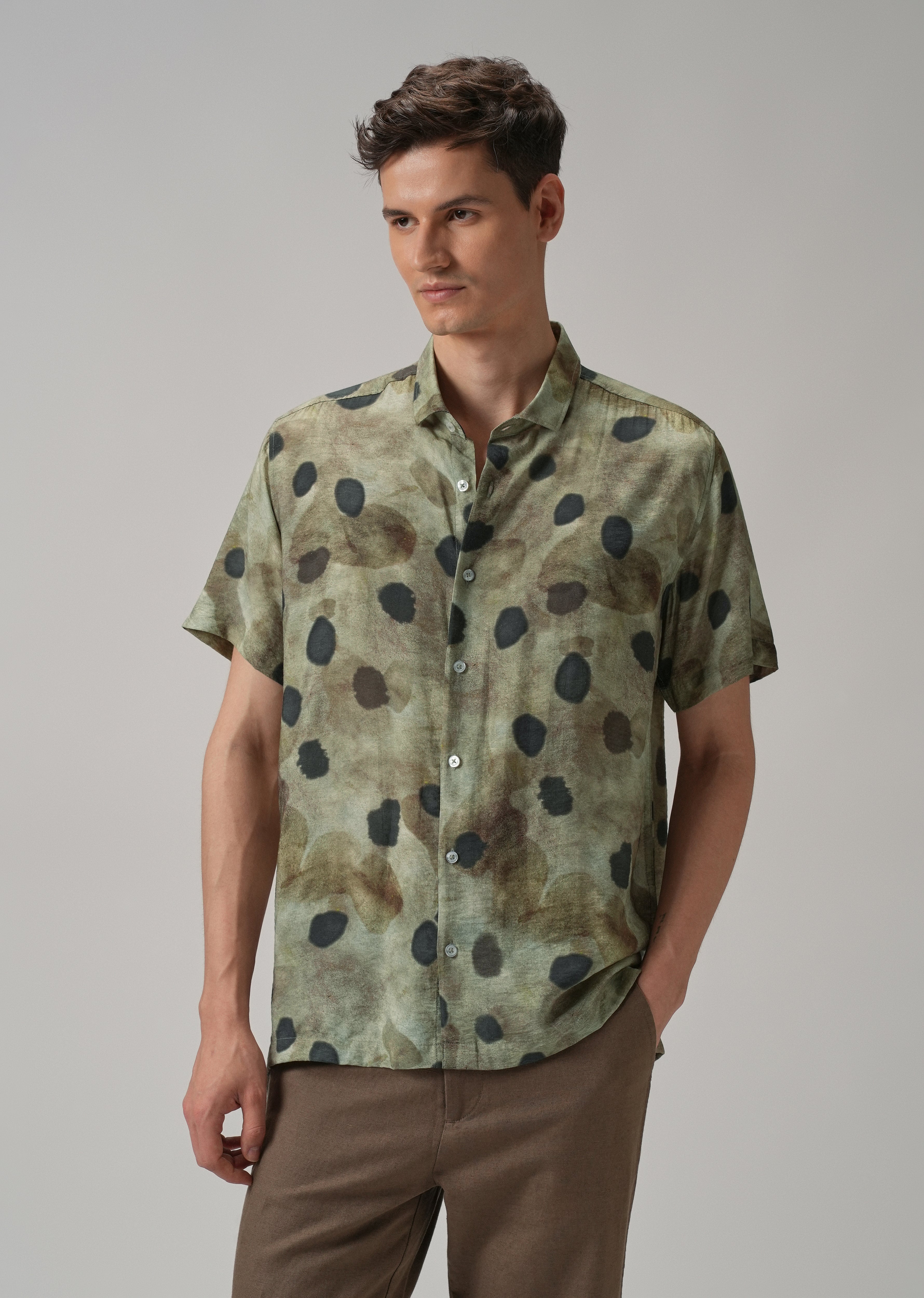 Polka Printed Shirt