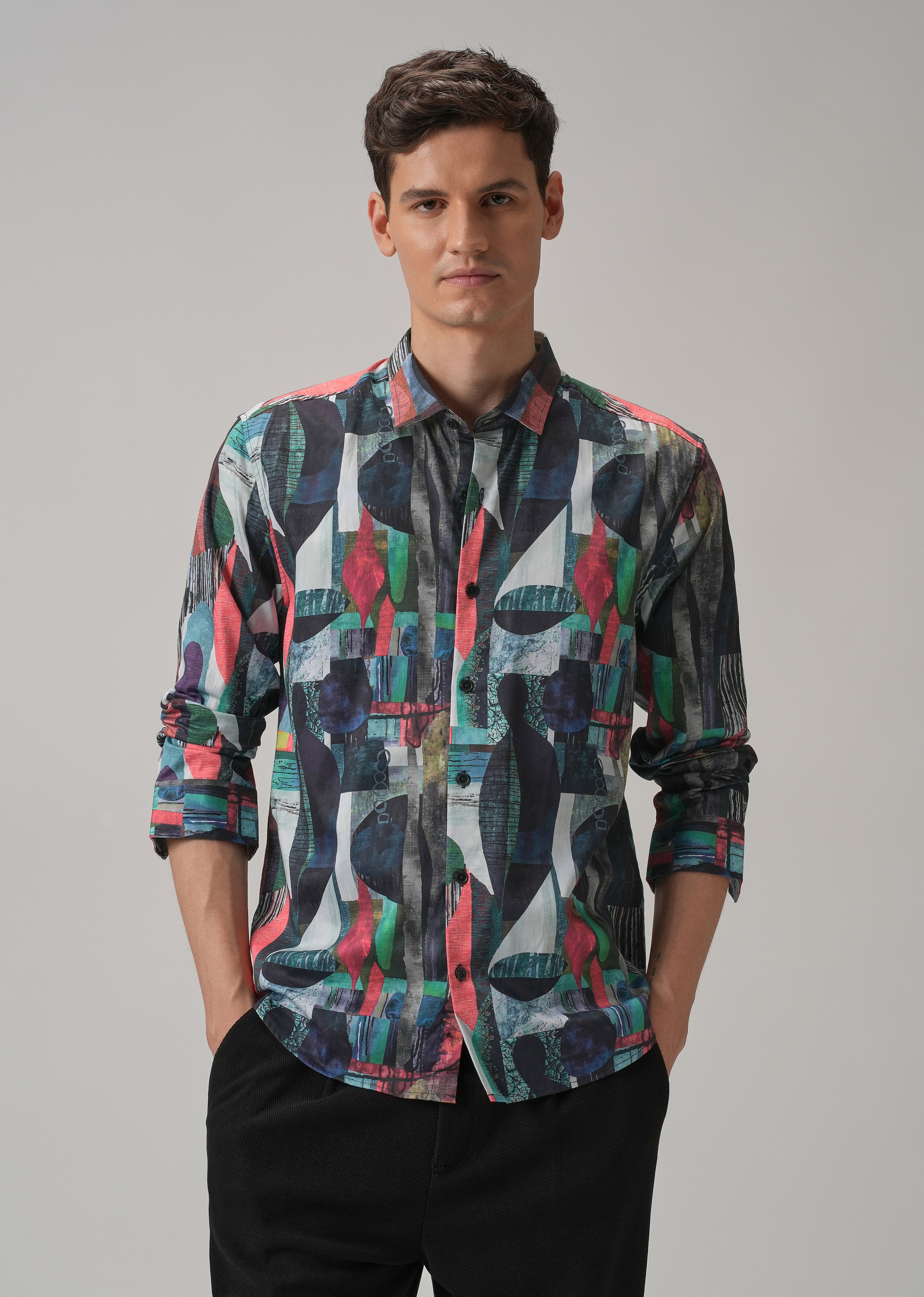 Printed Full-Sleeves Shirt