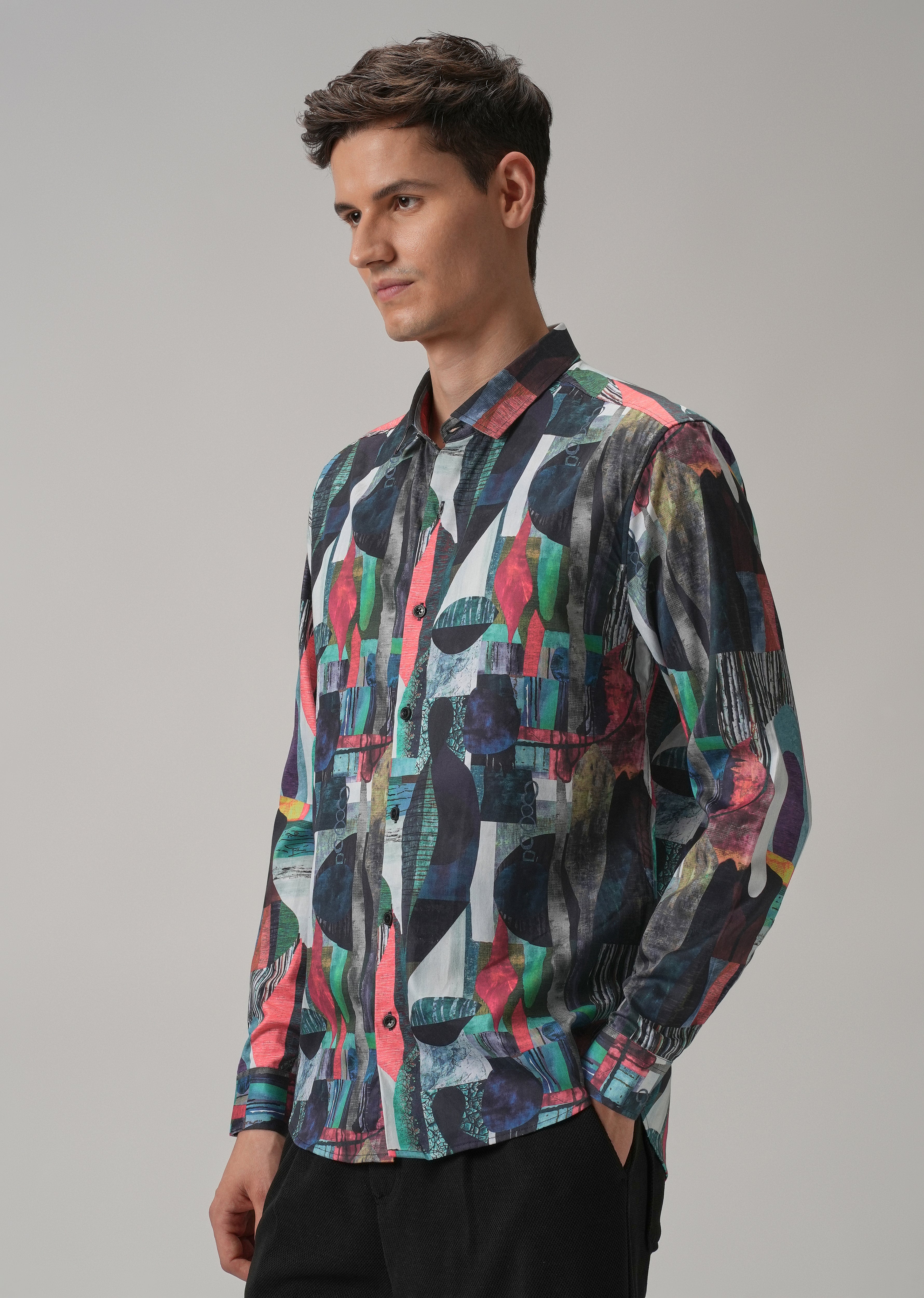 Printed Full-Sleeves Shirt