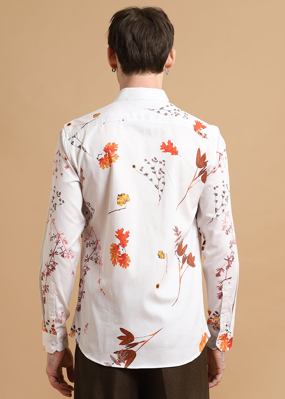 Fusion Leaf Printed shirt