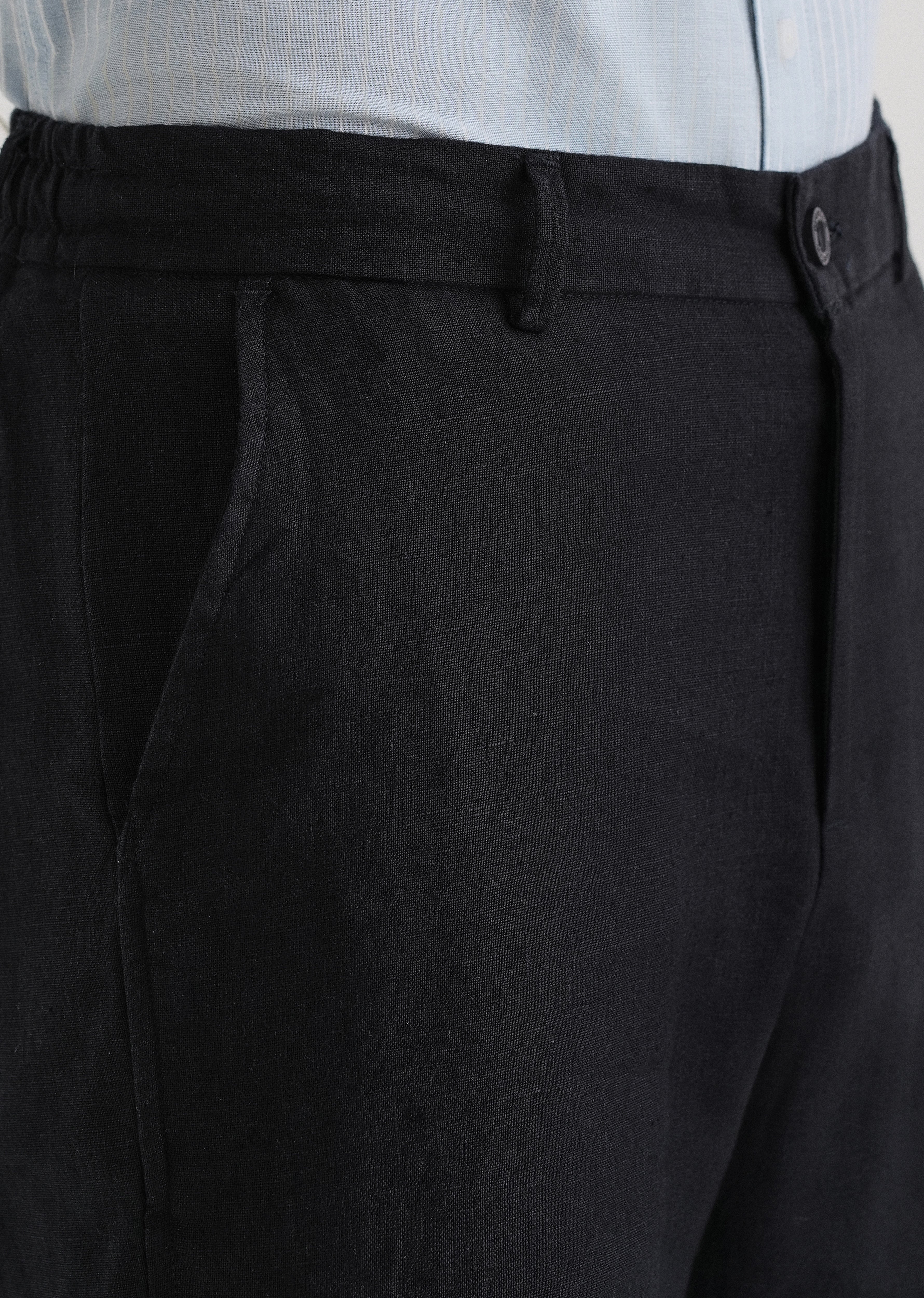 Prussian Blue Linen pant