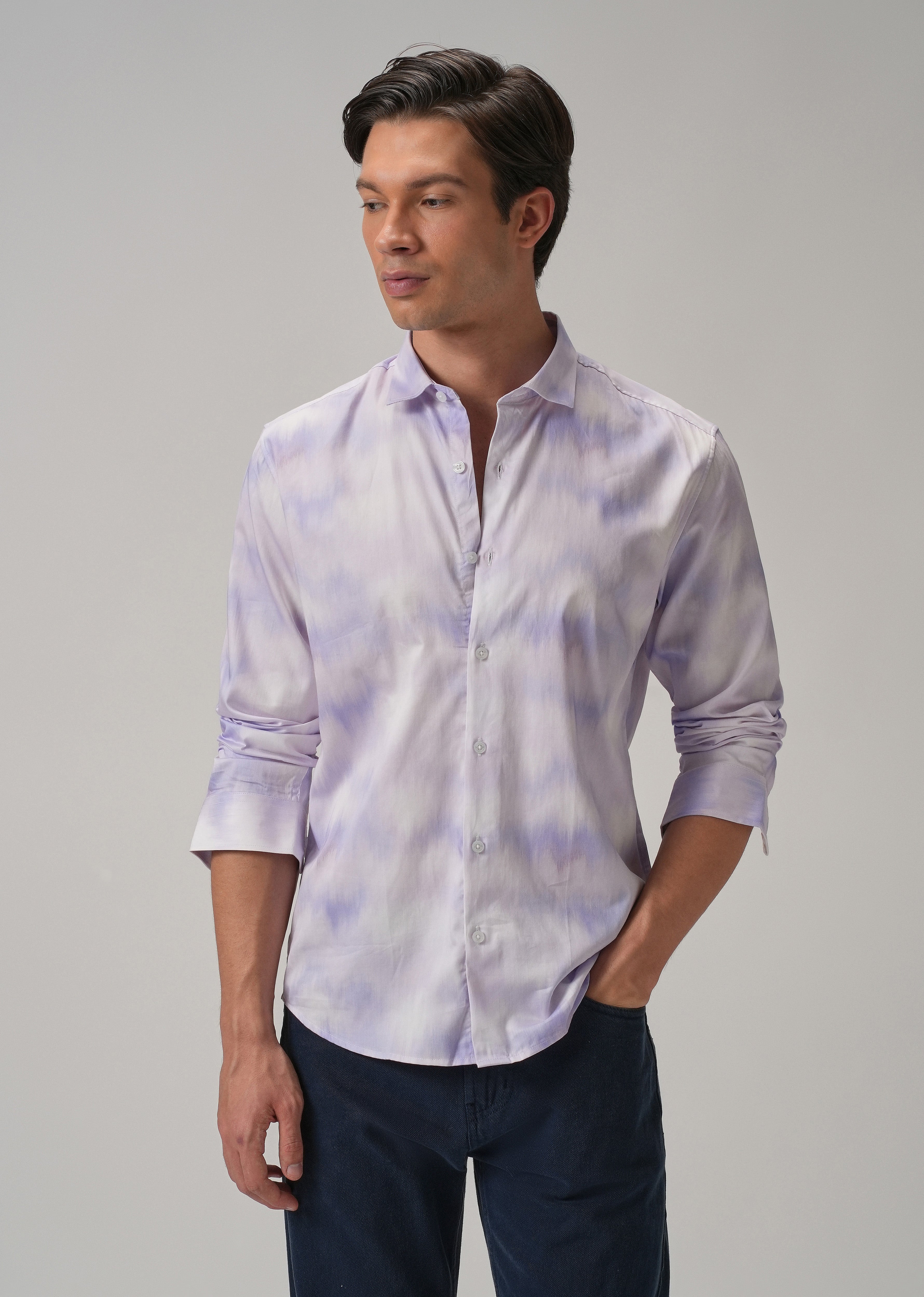 Purple Soft Hued Shirt