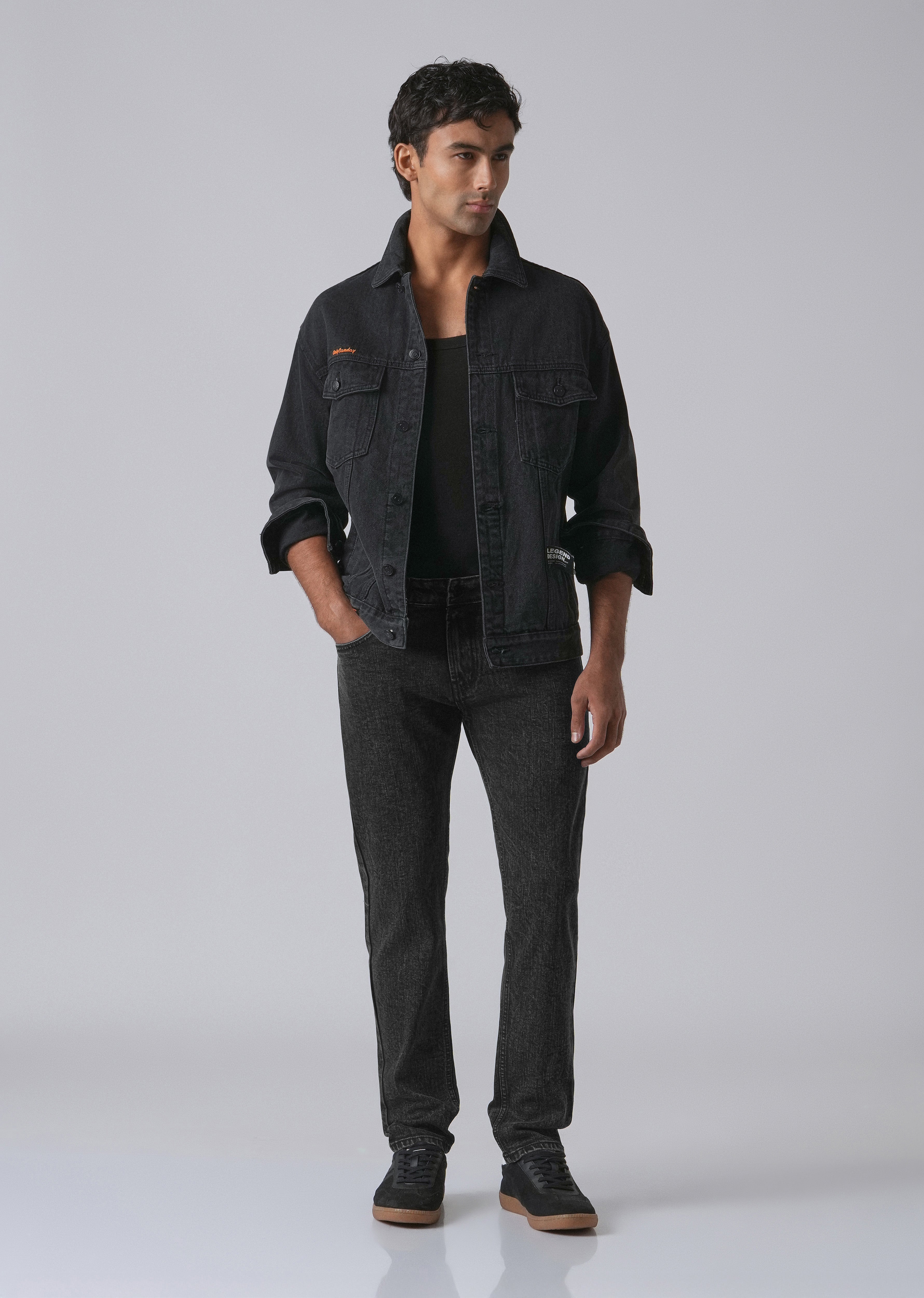 Raven Black Slim Fit Denim