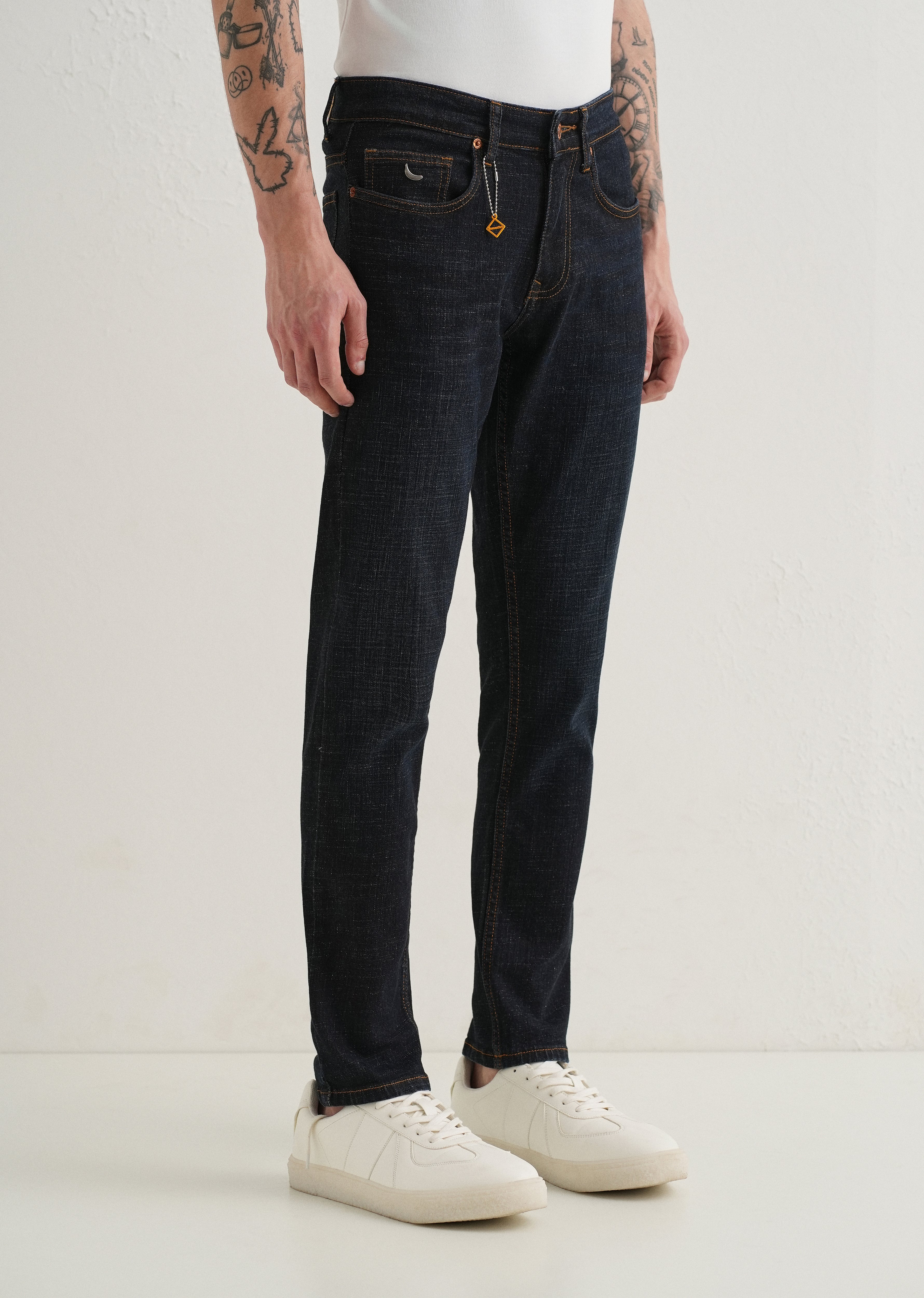 Raw Indigo Slim Fit Ankle Length Jeans