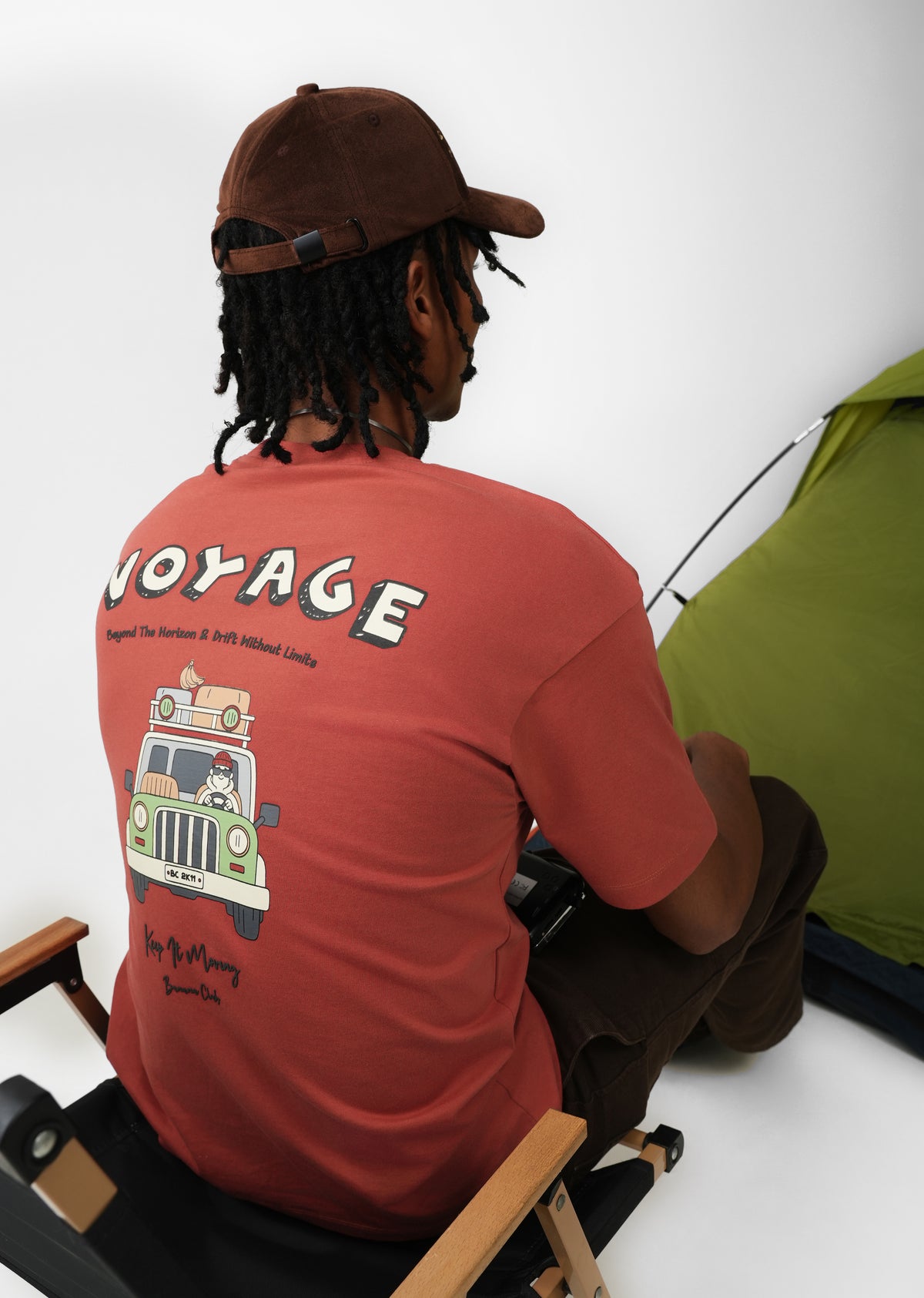 Red Voyage Graphic T-shirt