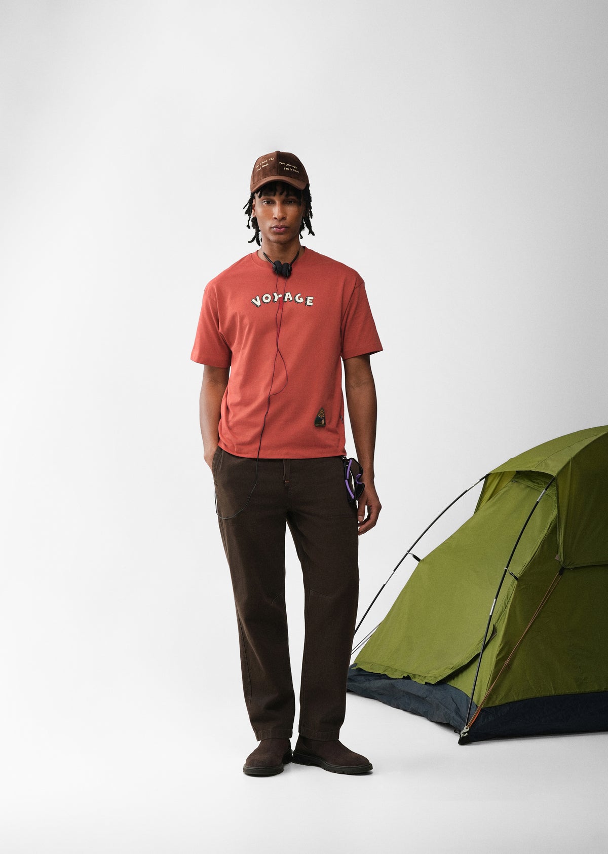 Red Voyage Graphic T-shirt