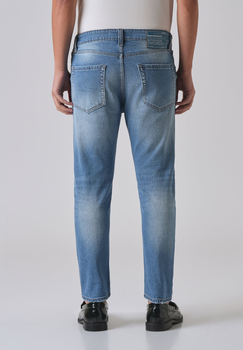 Ripped Honor Blue Slim fit Jeans
