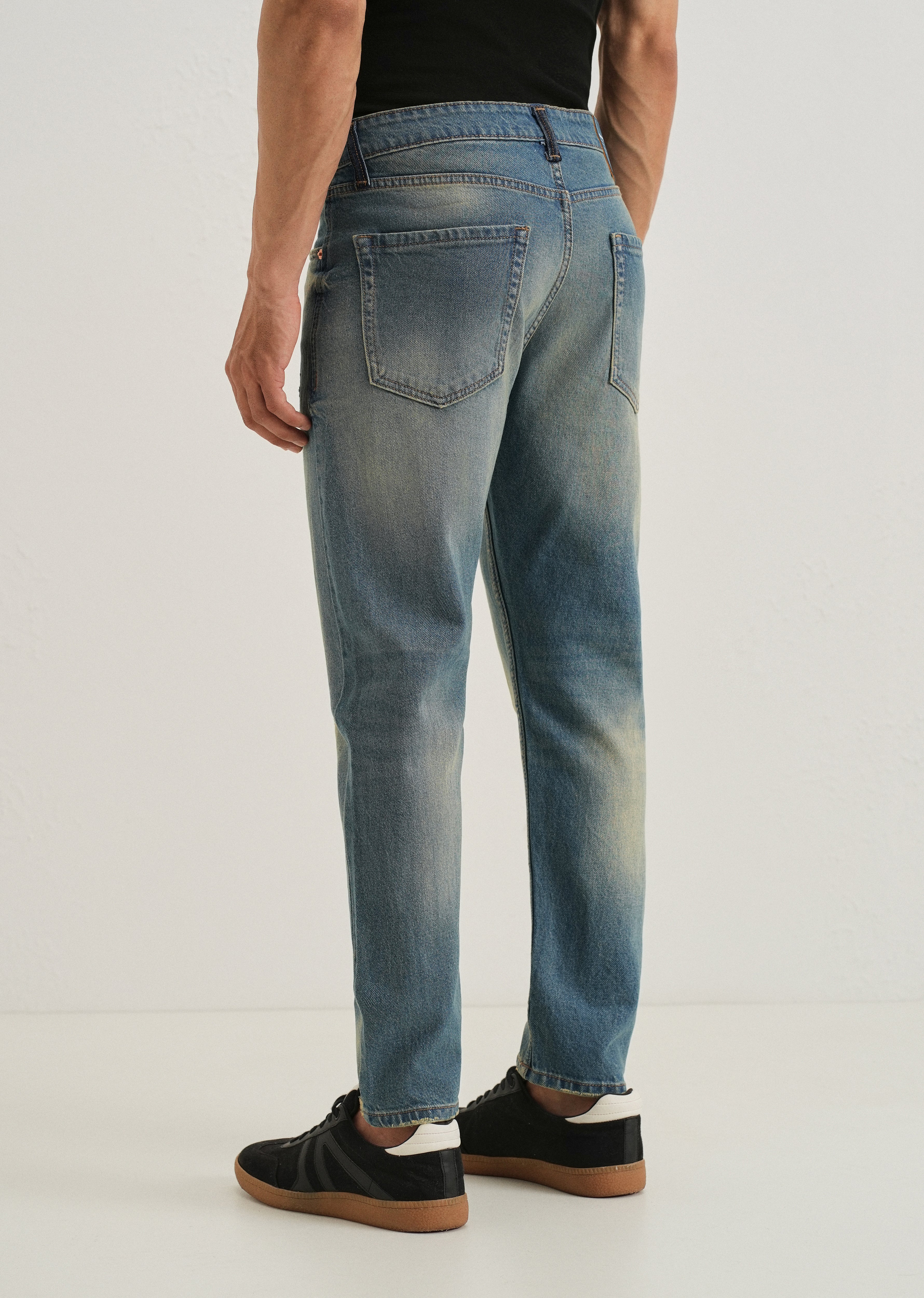 Ripped Light Blue Slim fit Jeans