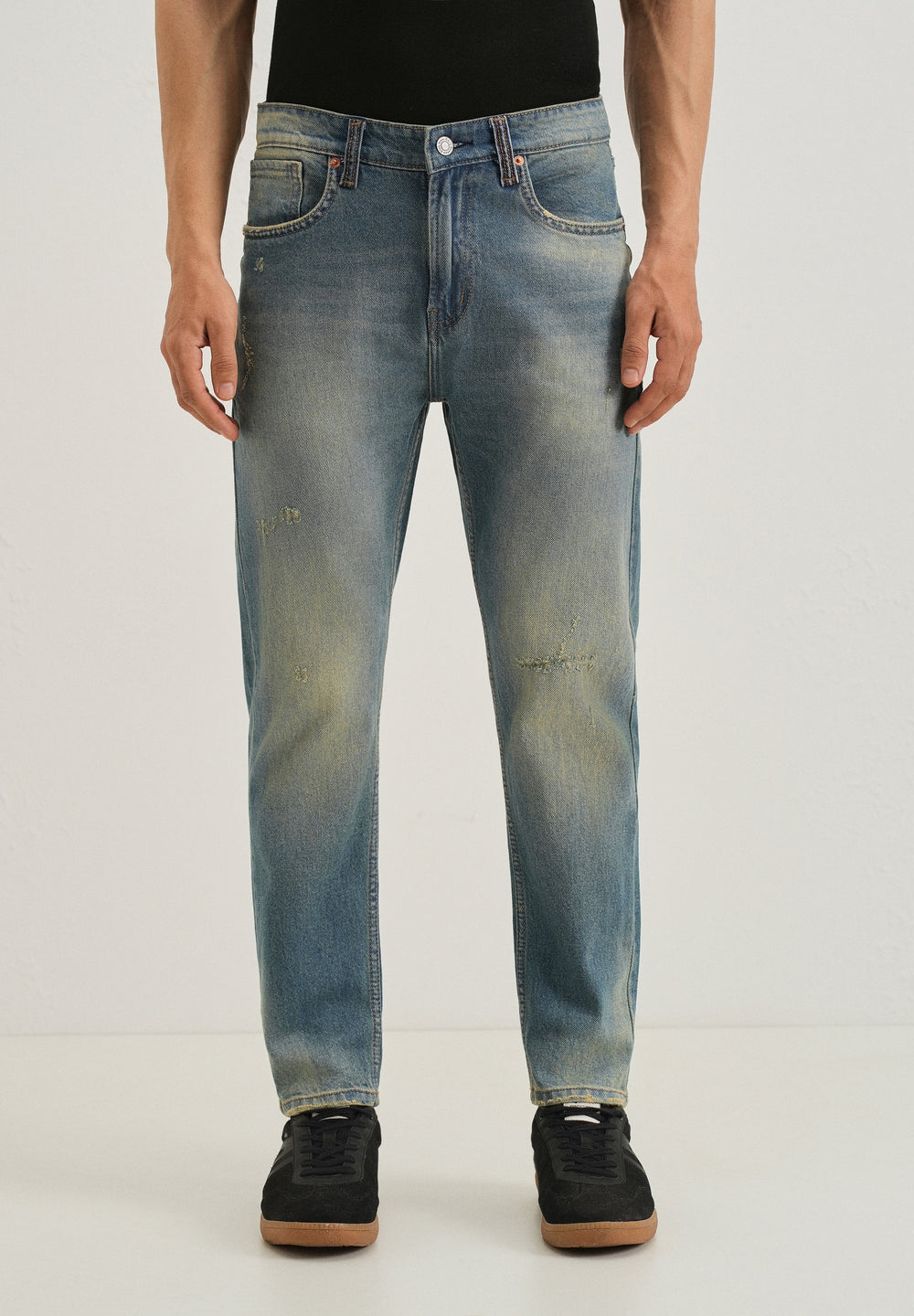 Ripped Light Blue Slim fit Jeans