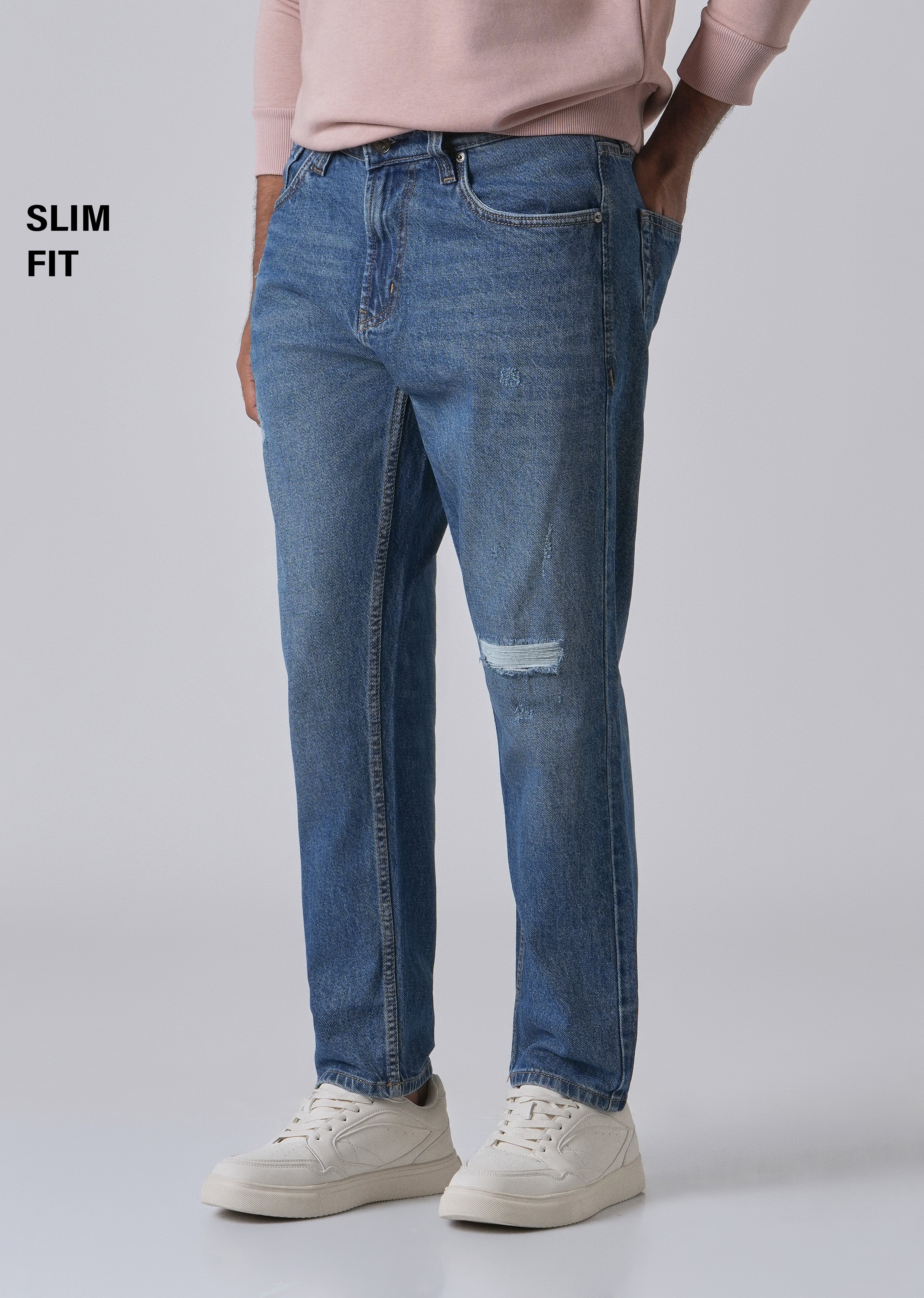 Ripped Zeel Slim fit Jeans