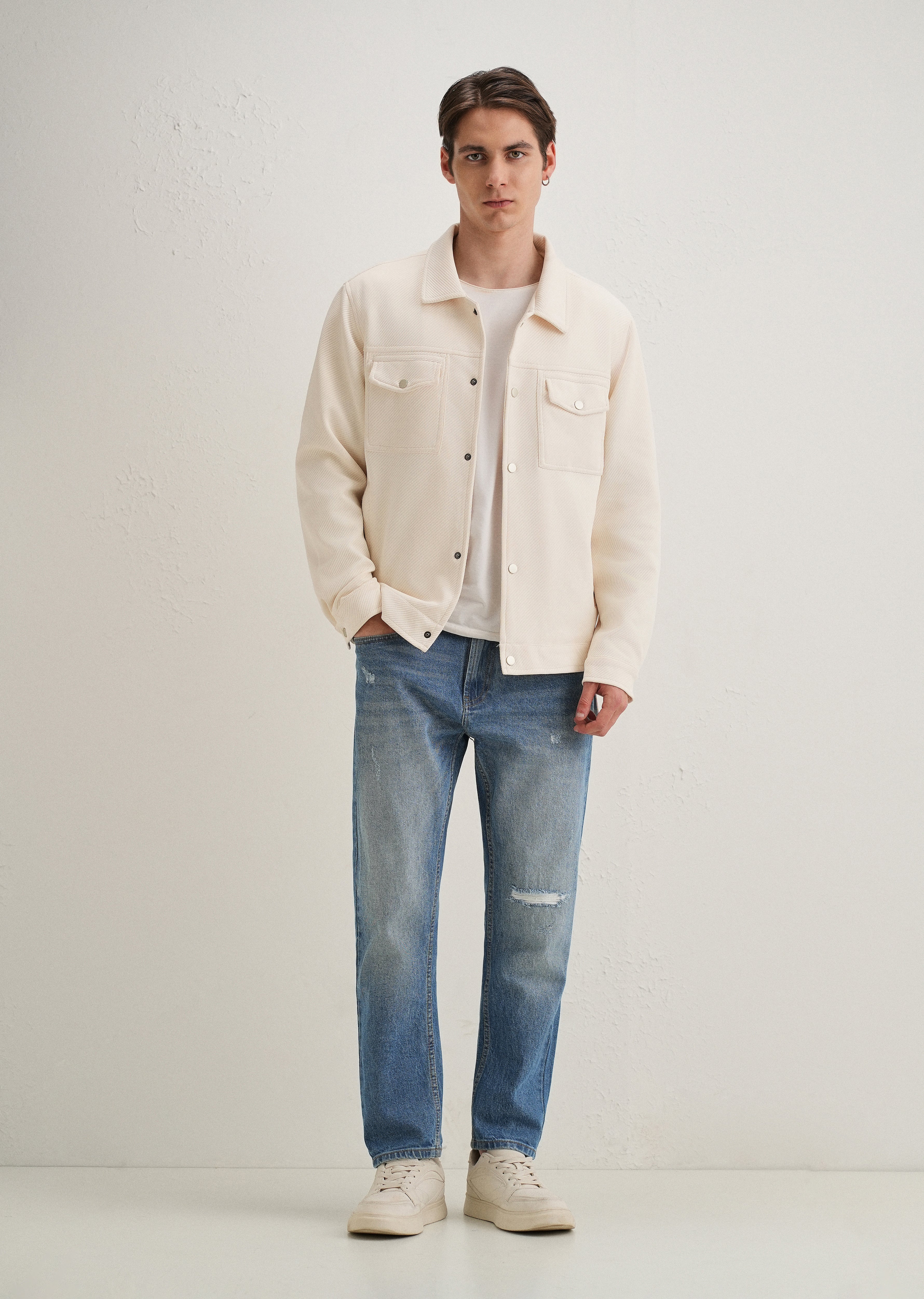 Ripped Fade Slim fit Jeans