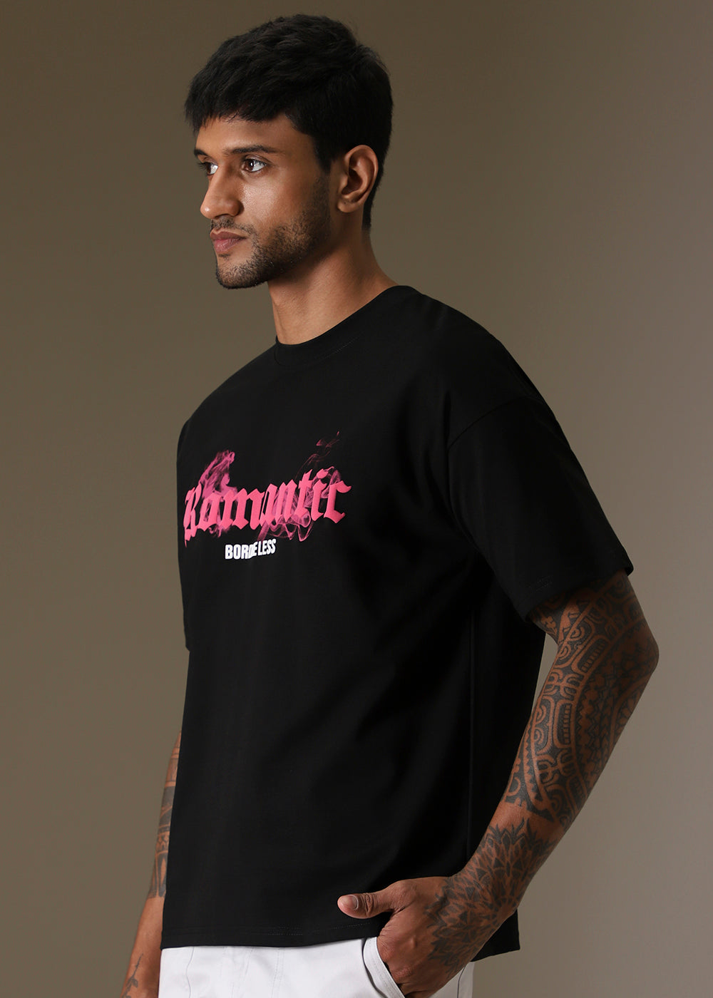 Romantic Funk Pink Oversized T-shirt