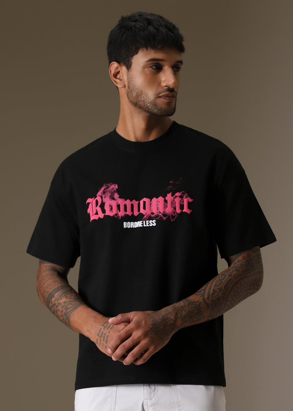 Romantic Funk Pink Oversized T-shirt