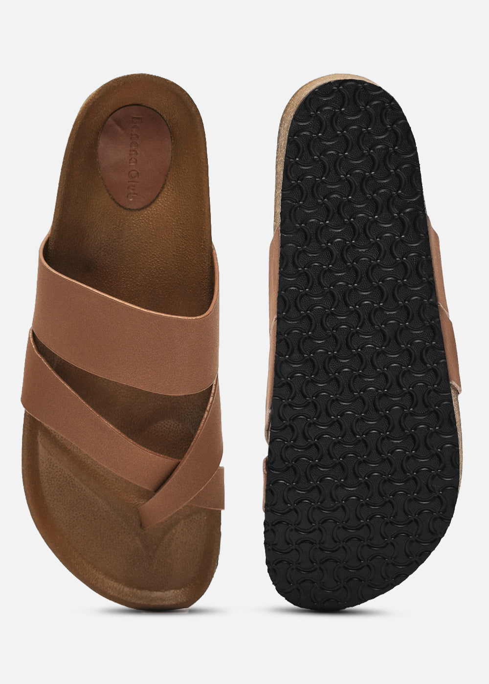 Rust Classic Criss-Cross Comfort Sandals