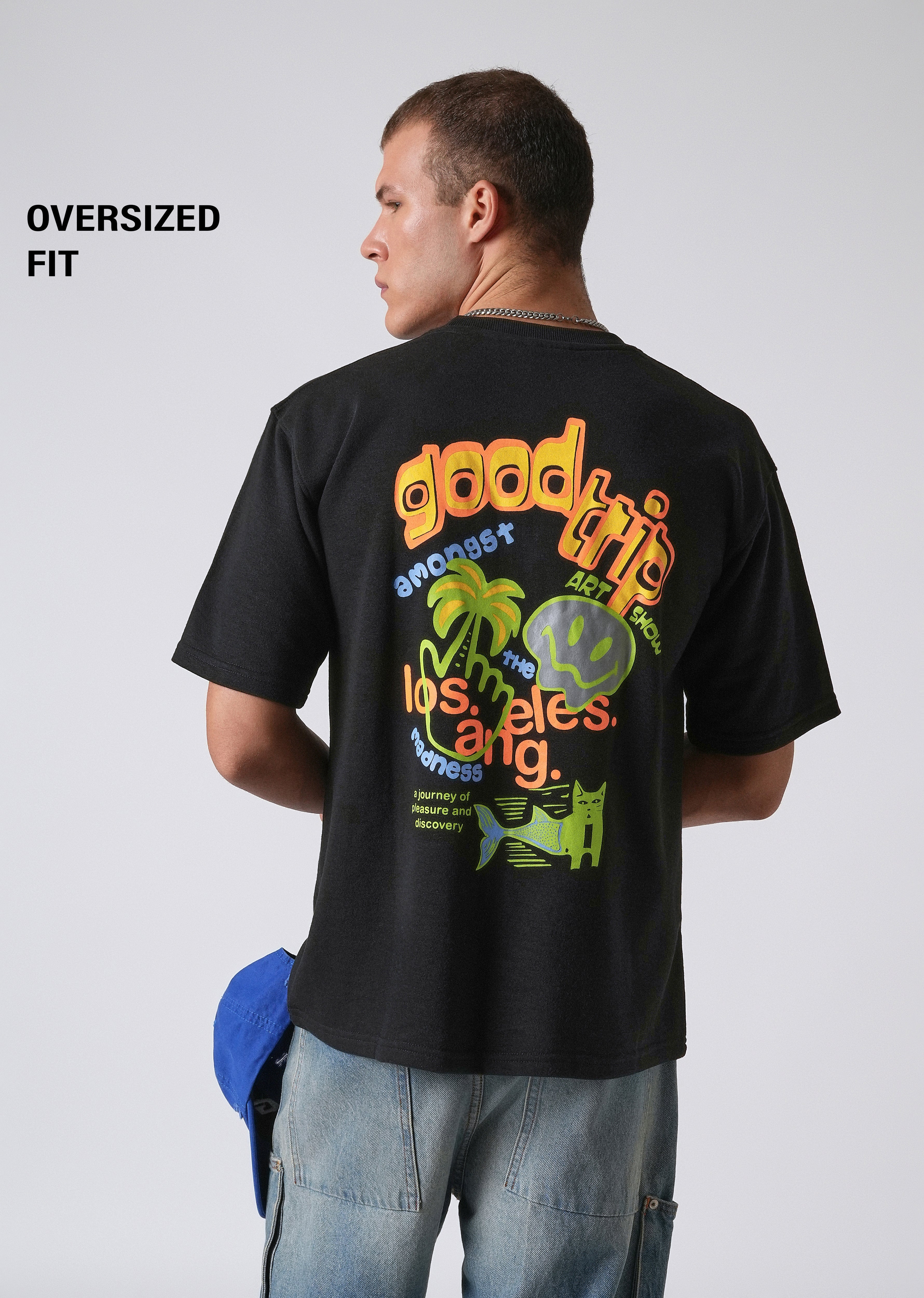 Sable Black Oversized T-shirt